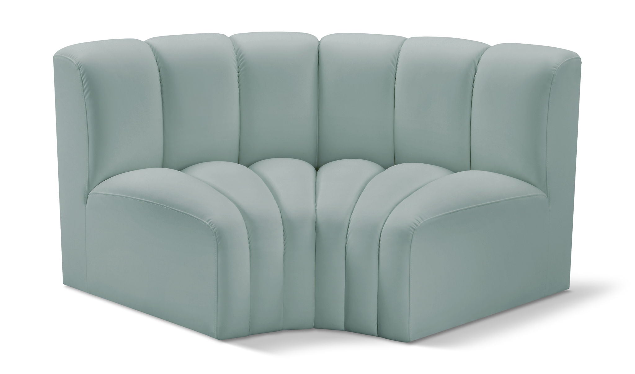 Arc - Faux Leather 2 Piece Modular Sofa - Urban Living Furniture (Los Angeles, CA)