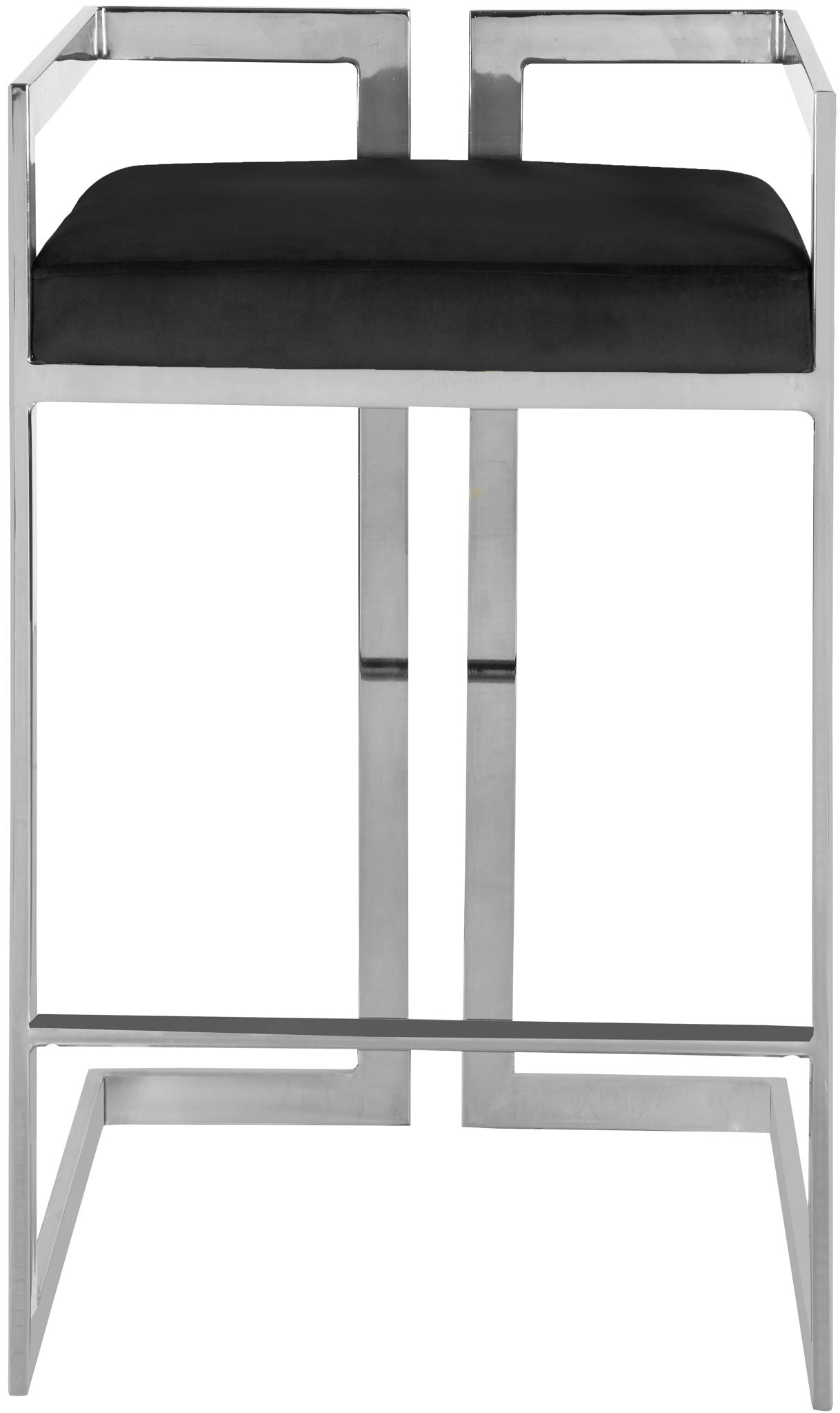 Ezra - Stool with Chrome Legs (Set of 2) - Urban Living Furniture (Los Angeles, CA)