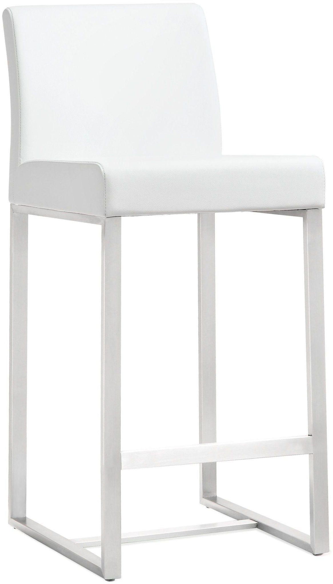 Denmark - Stainless Steel Counter Stool (Set of 2) - Urban Living Furniture (Los Angeles, CA)