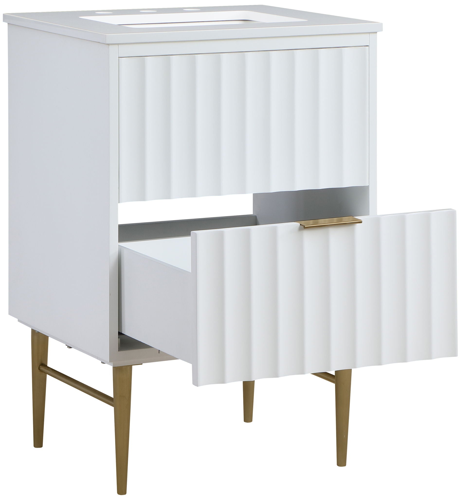 Modernist - Bathroom Vanity With Gold Legs - Urban Living Furniture (Los Angeles, CA)