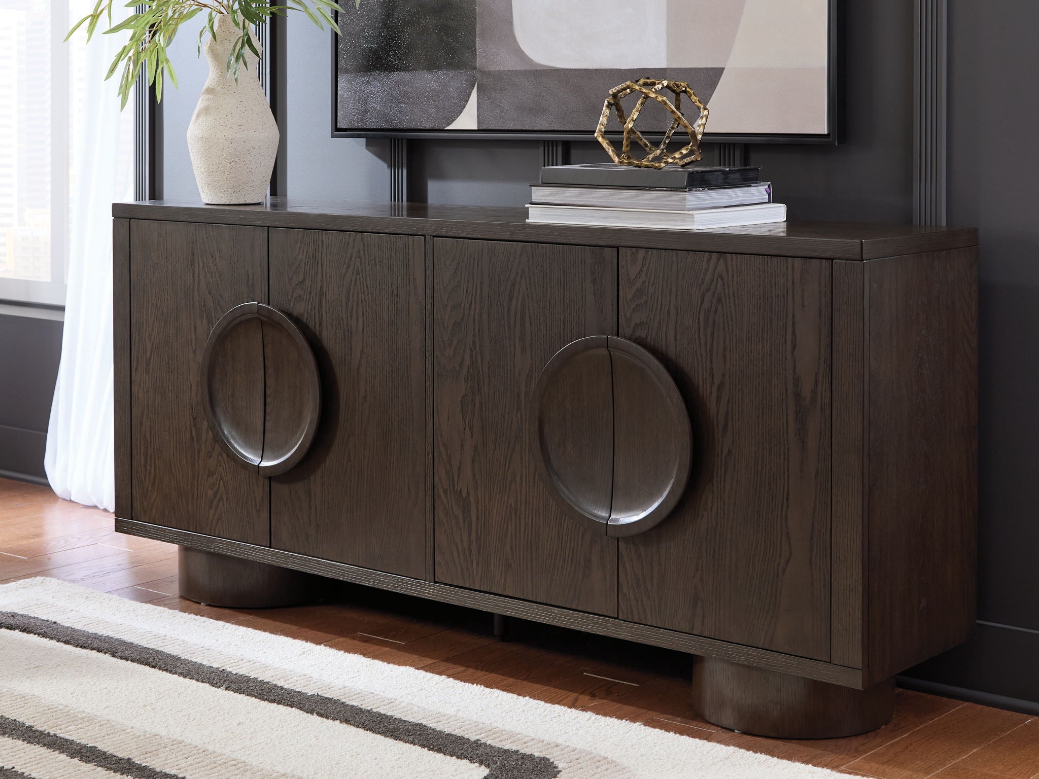 Veeda - Dark Brown - Accent Cabinet - Urban Living Furniture (Los Angeles, CA)