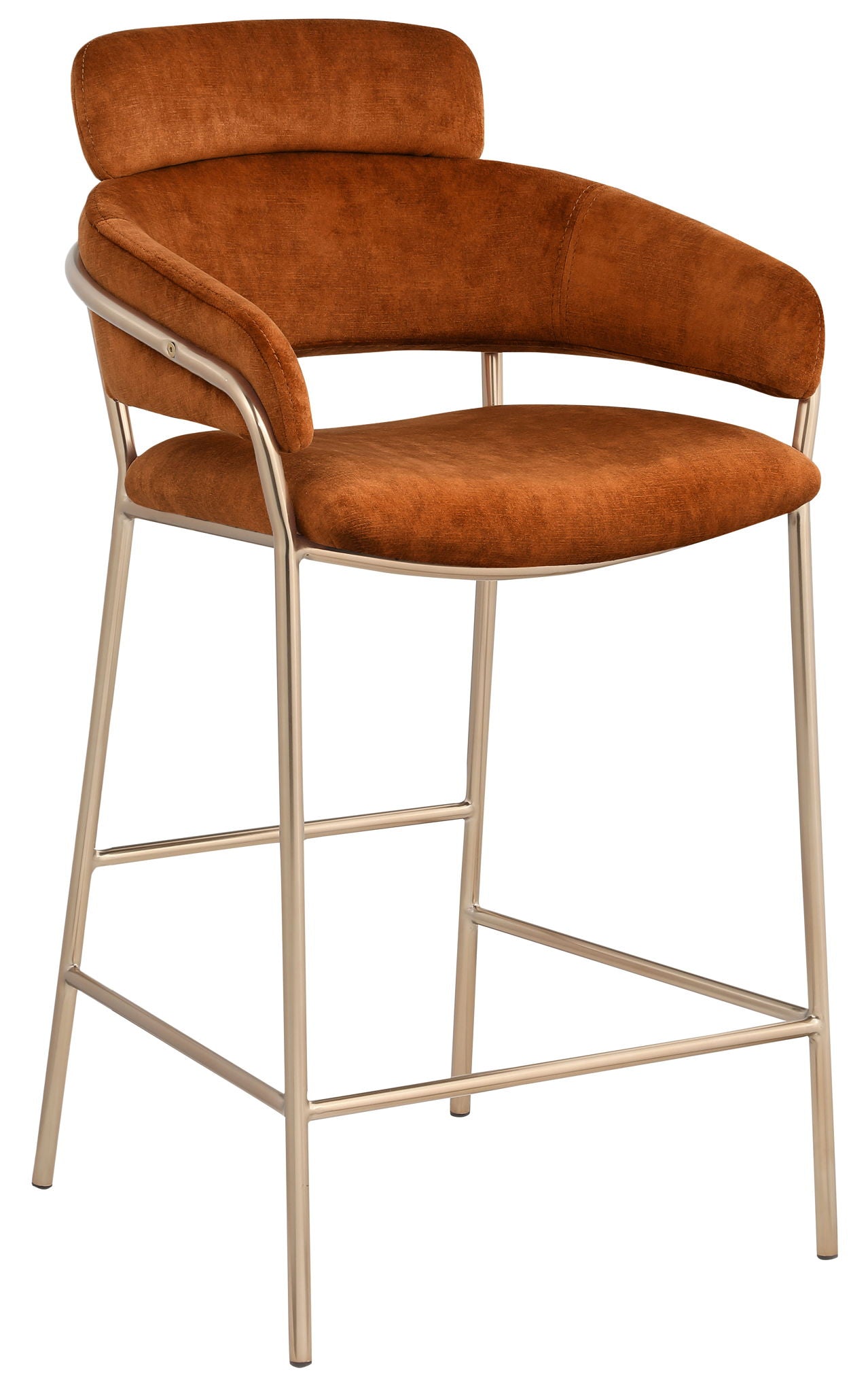 Yara - Counter Stool - Cognac - Urban Living Furniture (Los Angeles, CA)