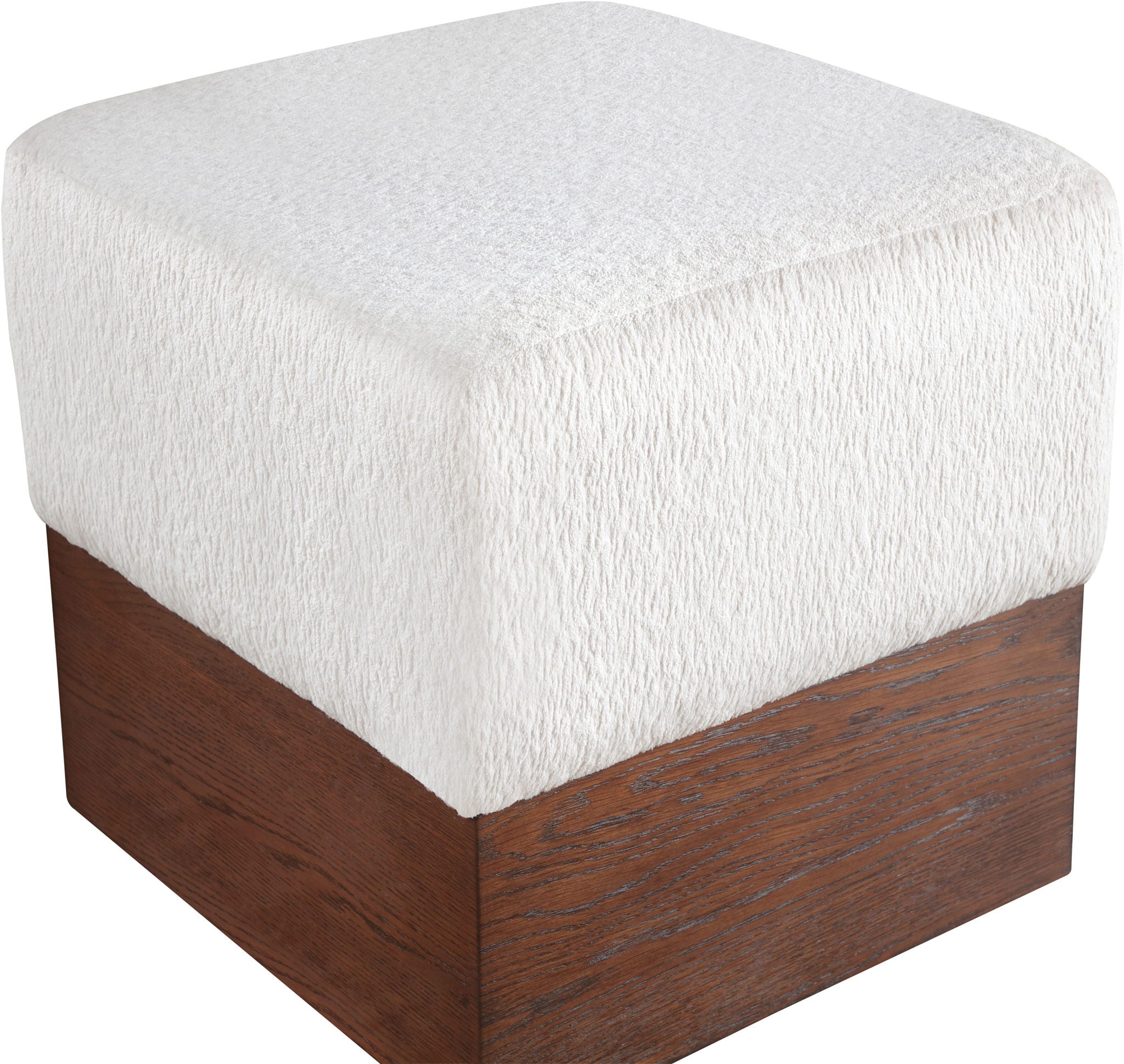 Havre - Ottoman / Stool With Brown Base - Urban Living Furniture (Los Angeles, CA)