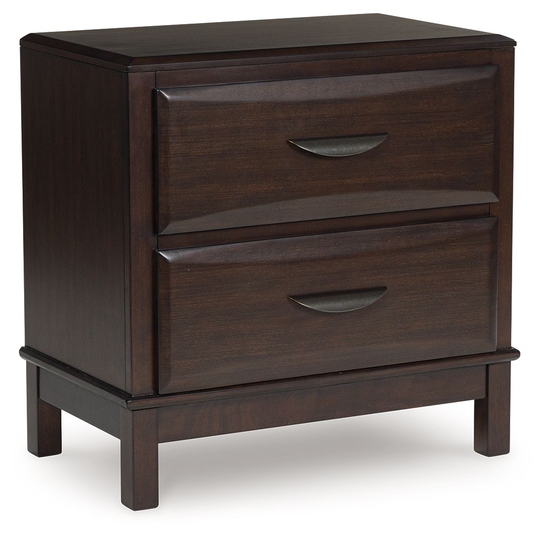 Vanmore - Dark Brown - Two Drawer Night Stand - Urban Living Furniture (Los Angeles, CA)