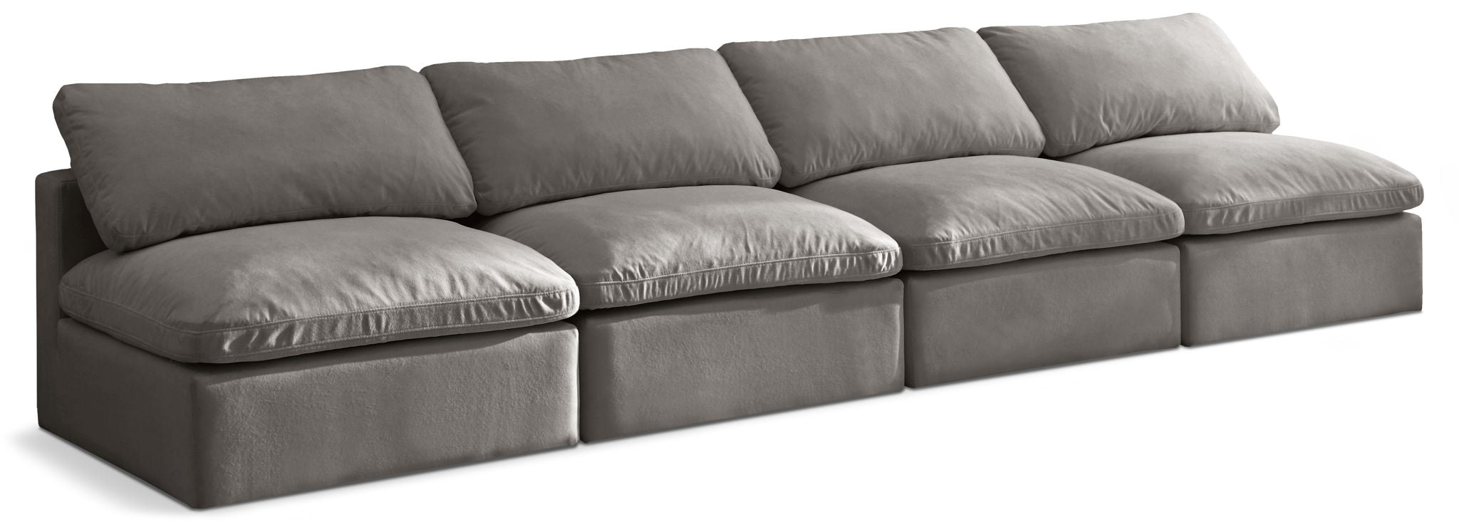 Plush - Modular Armless 4 Seat Sofa - Urban Living Furniture (Los Angeles, CA)