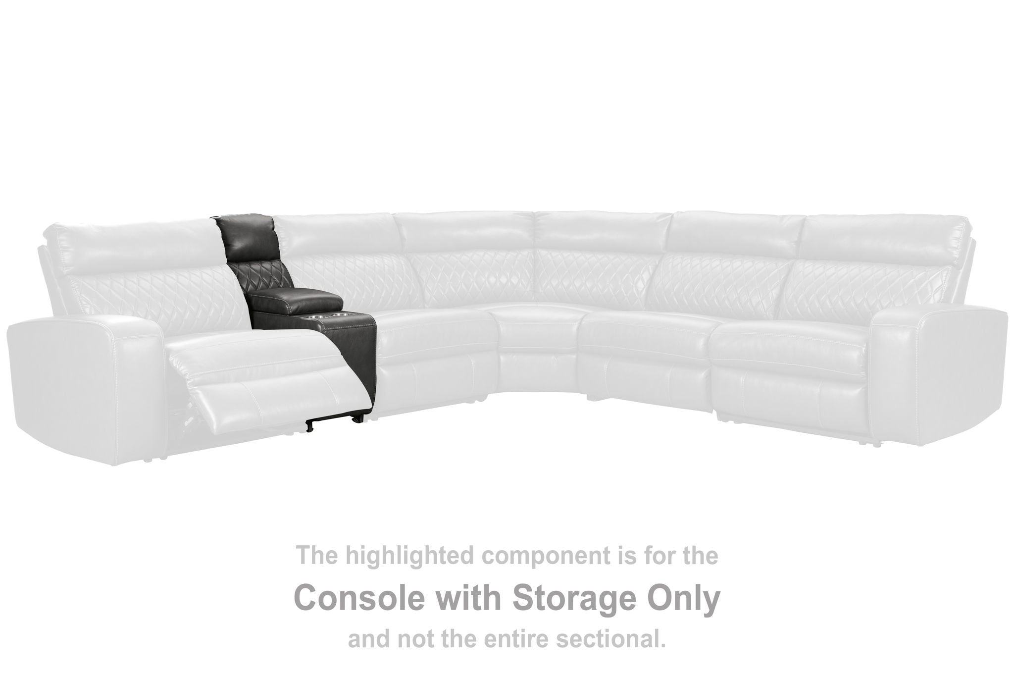 Samperstone - Gray - Console with Storage - Urban Living Furniture (Los Angeles, CA)