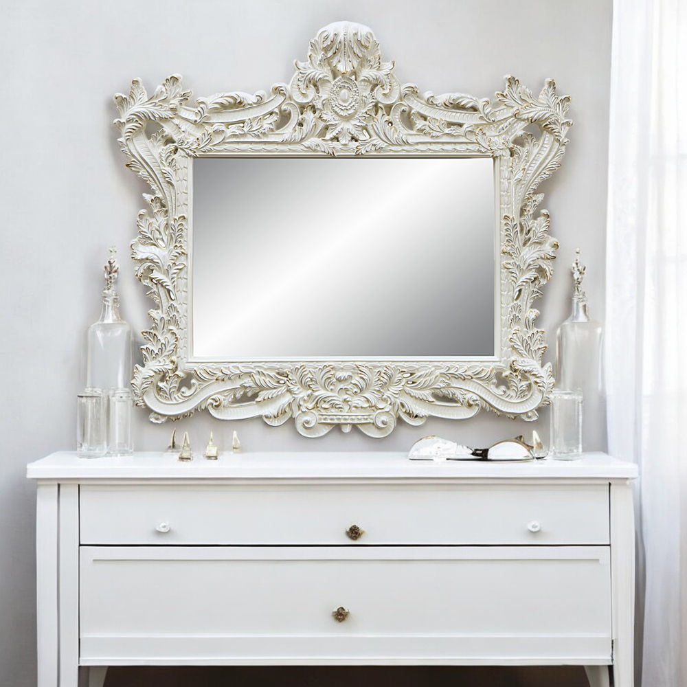Adara - Mirror - Antique White - Urban Living Furniture (Los Angeles, CA)