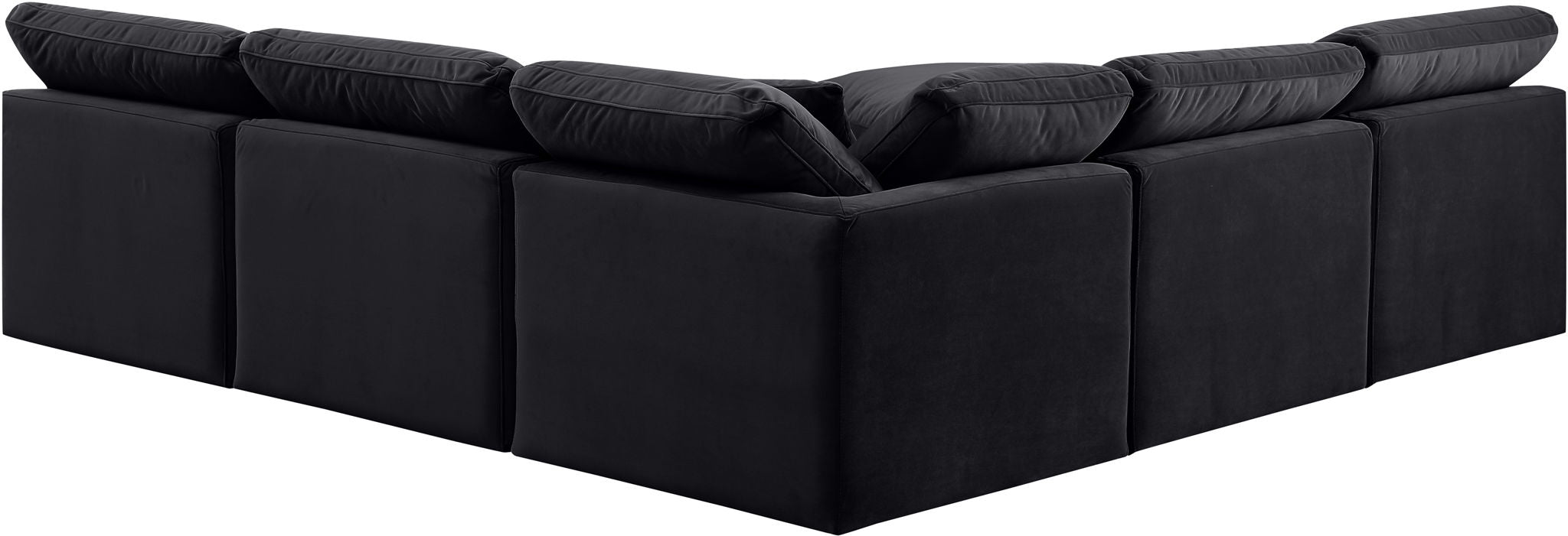 Indulge - Velvet 5 Piece Modular Corner Armless Sectional - Urban Living Furniture (Los Angeles, CA)