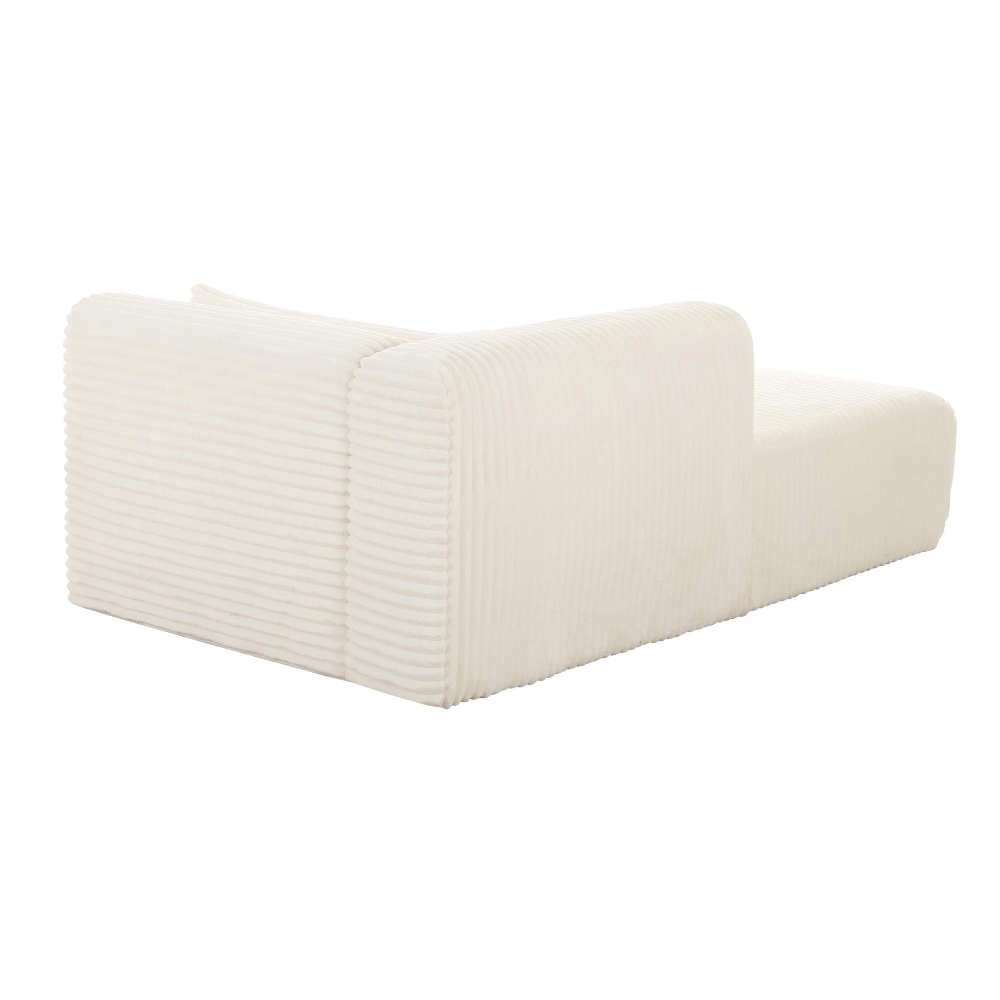 Tarra - Fluffy Oversized Corduroy Modular Chaise - Urban Living Furniture (Los Angeles, CA)