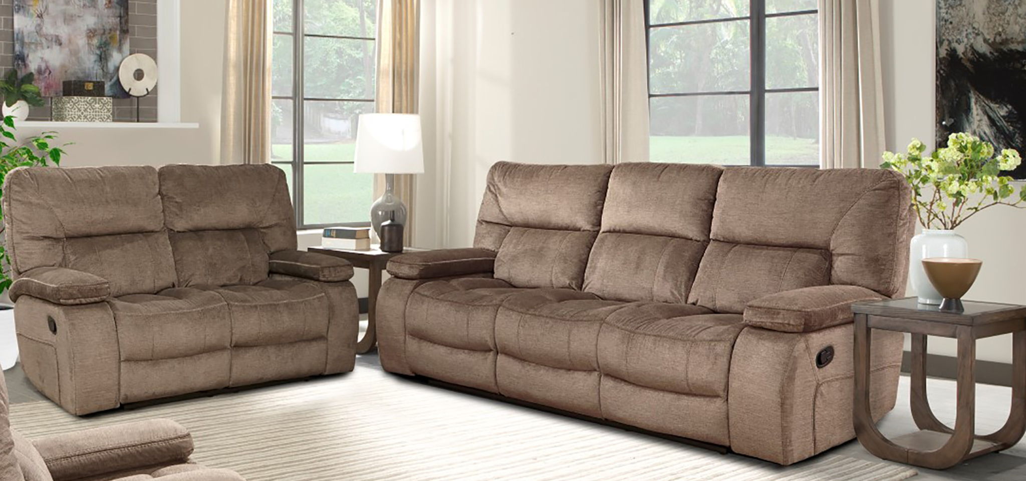 Chapman - Manual Reclining Sofa Set - Urban Living Furniture (Los Angeles, CA)