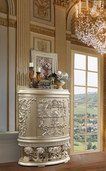 Vatican - Chest - Champagne Silver Finish - Urban Living Furniture (Los Angeles, CA)