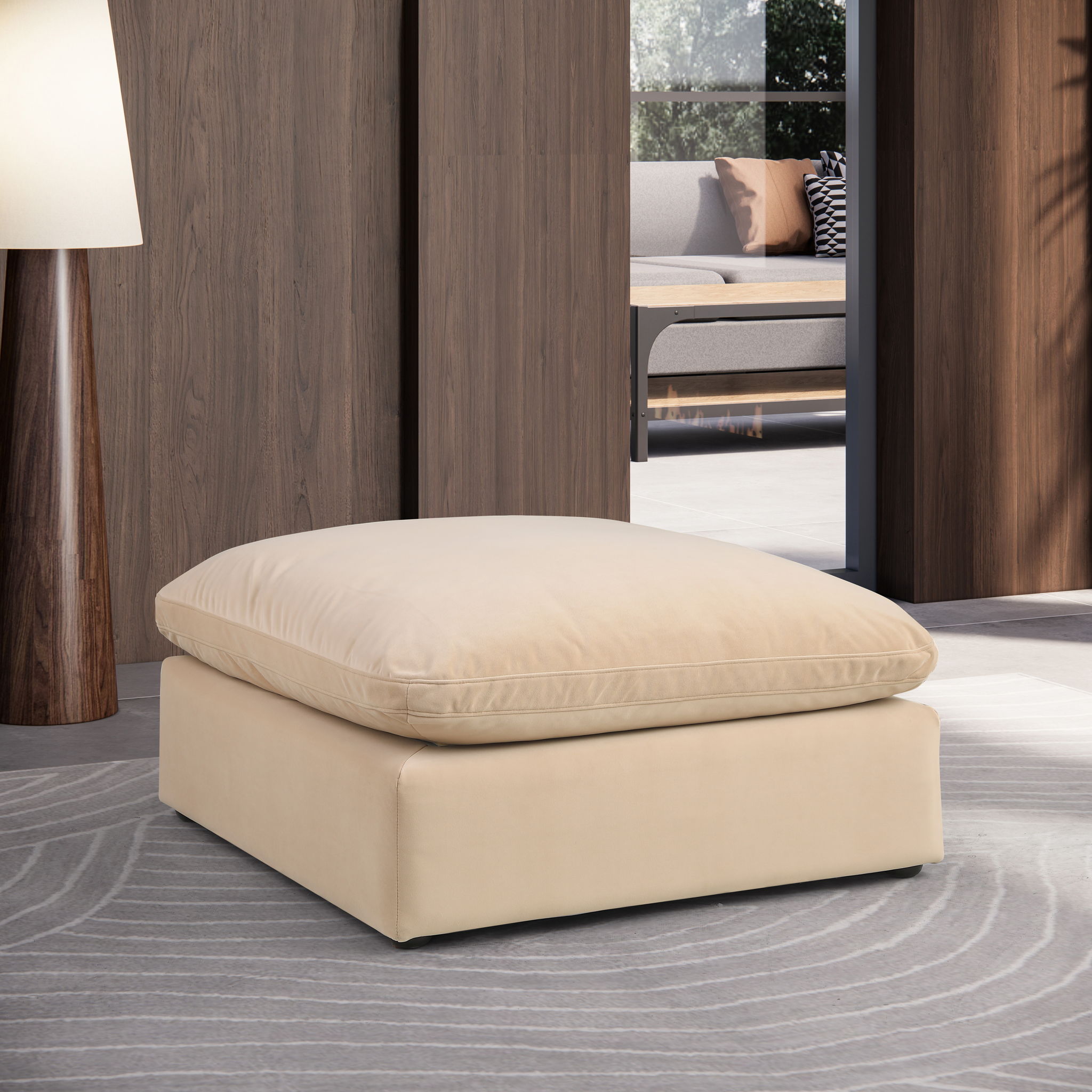 Comfy - Velvet Ottoman - Urban Living Furniture (Los Angeles, CA)