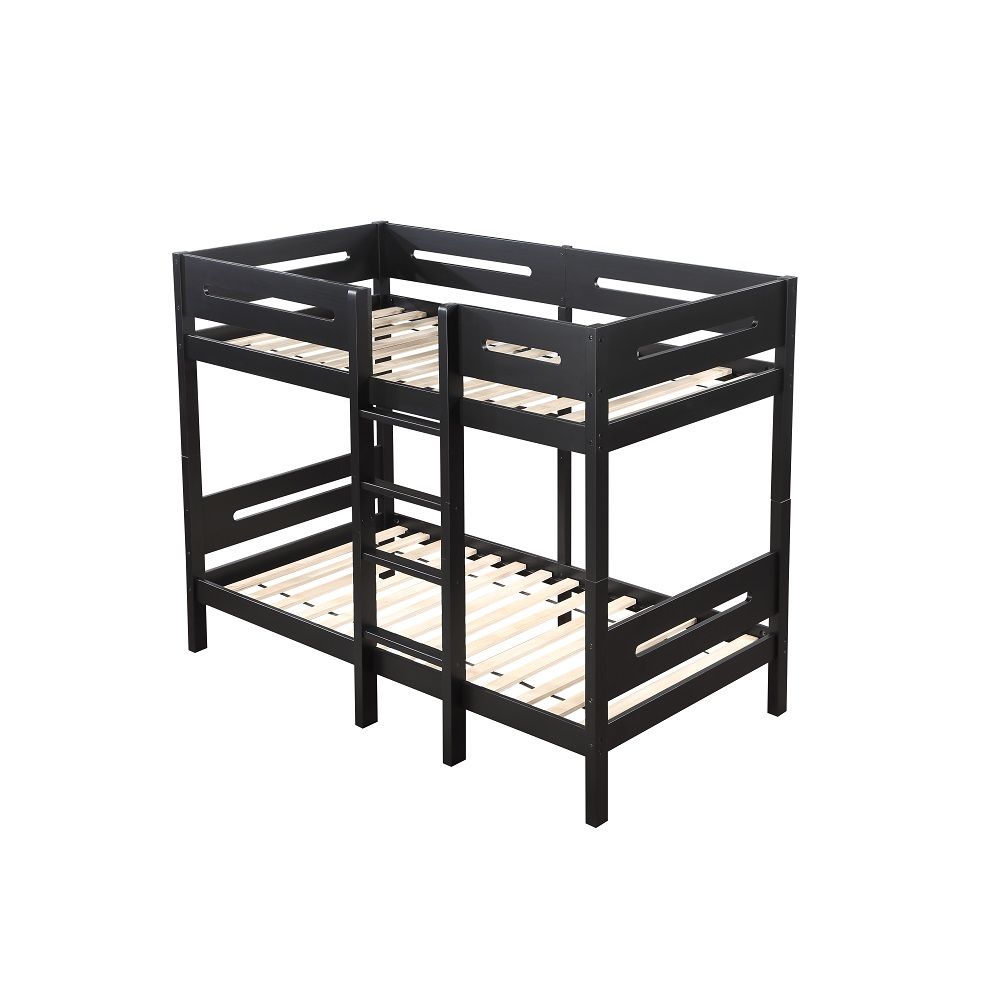 Ekko - Twin Over Twin Bunk Bed - Black - Urban Living Furniture (Los Angeles, CA)