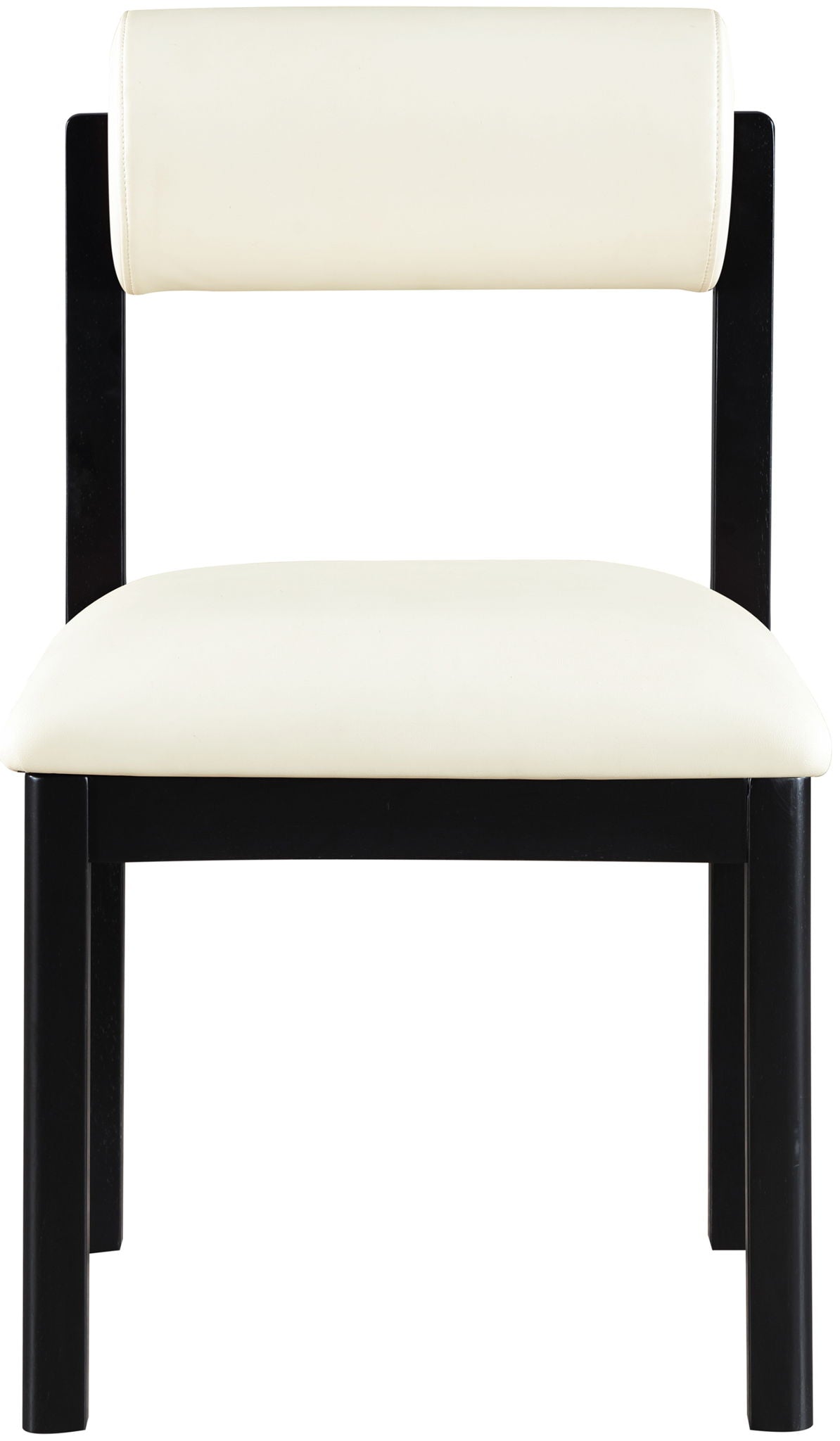 Roundhill - Faux Leather Dining Chair (Set of 2) - Black Frame - Urban Living Furniture (Los Angeles, CA)