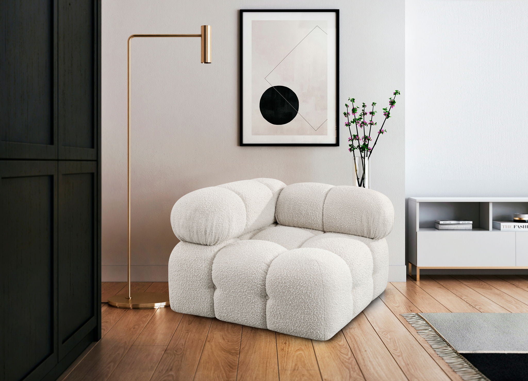 Ames - Corner Chair - Urban Living Furniture (Los Angeles, CA)