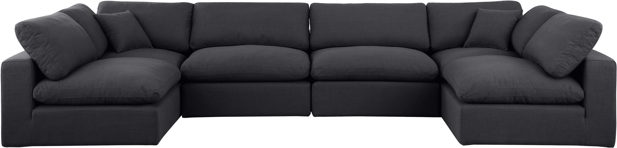 Comfy - 6 Piece Linen Modular Armless Sectional - Urban Living Furniture (Los Angeles, CA)