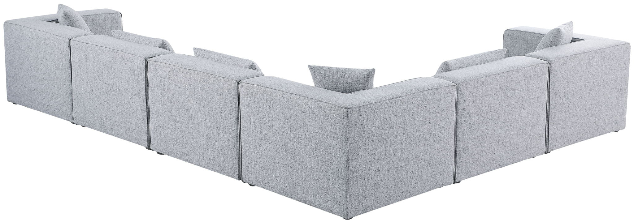 Cube - Linen 6 Piece Modular Corner Sectional - Urban Living Furniture (Los Angeles, CA)