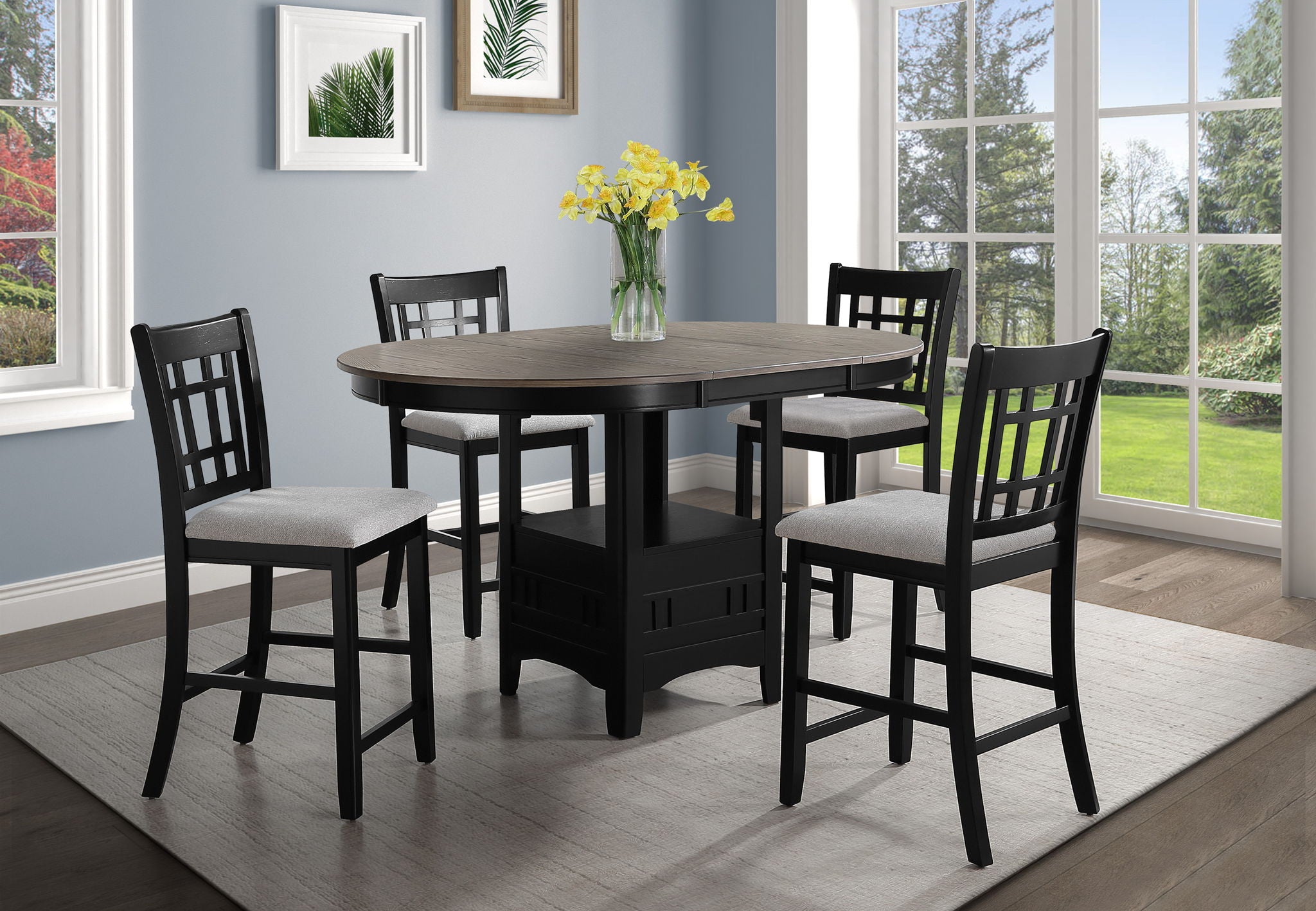 Hartwell - Counter Height Table - Light Gray - Urban Living Furniture (Los Angeles, CA)