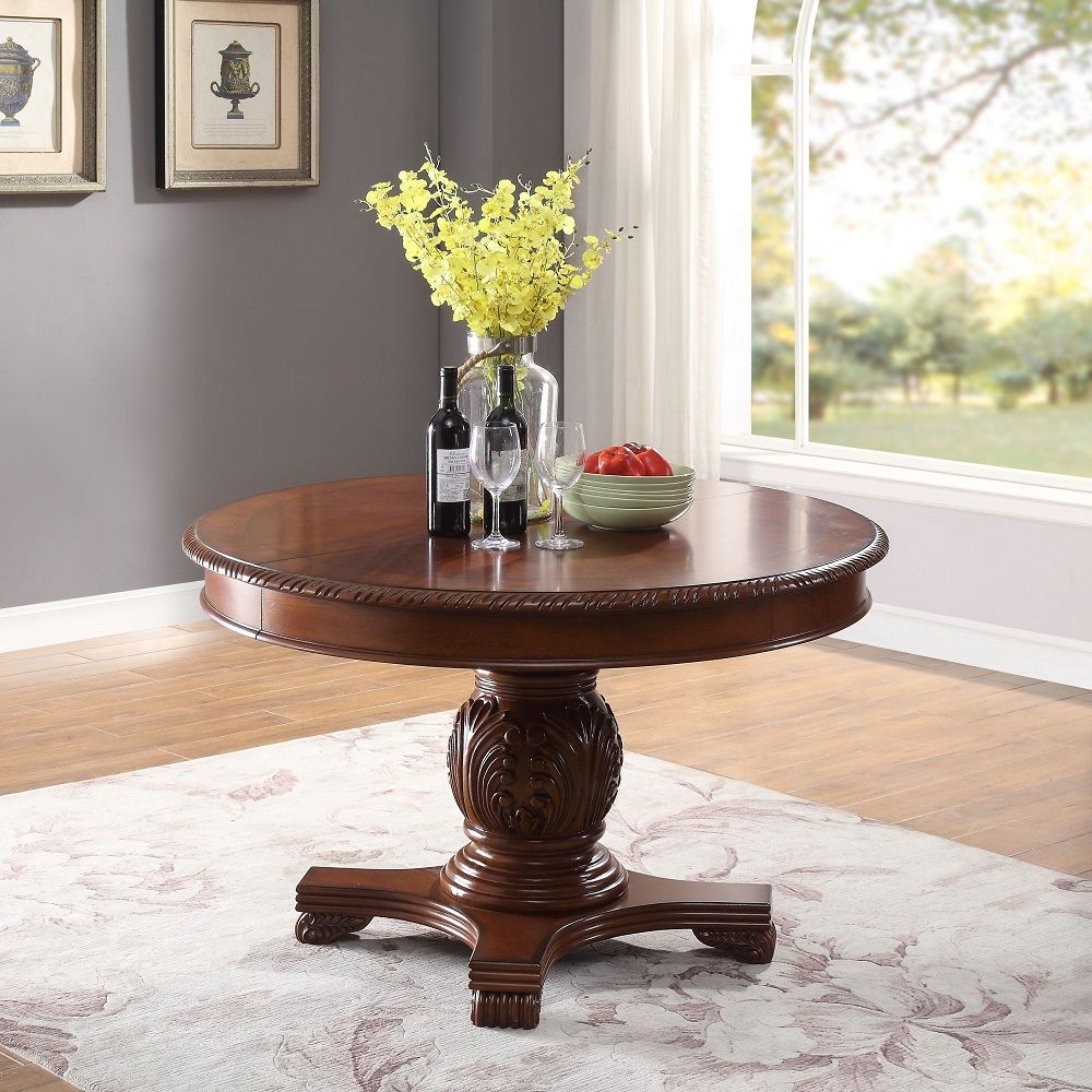 Chateau De Ville - Round Dining Table - Cherry - Urban Living Furniture (Los Angeles, CA)