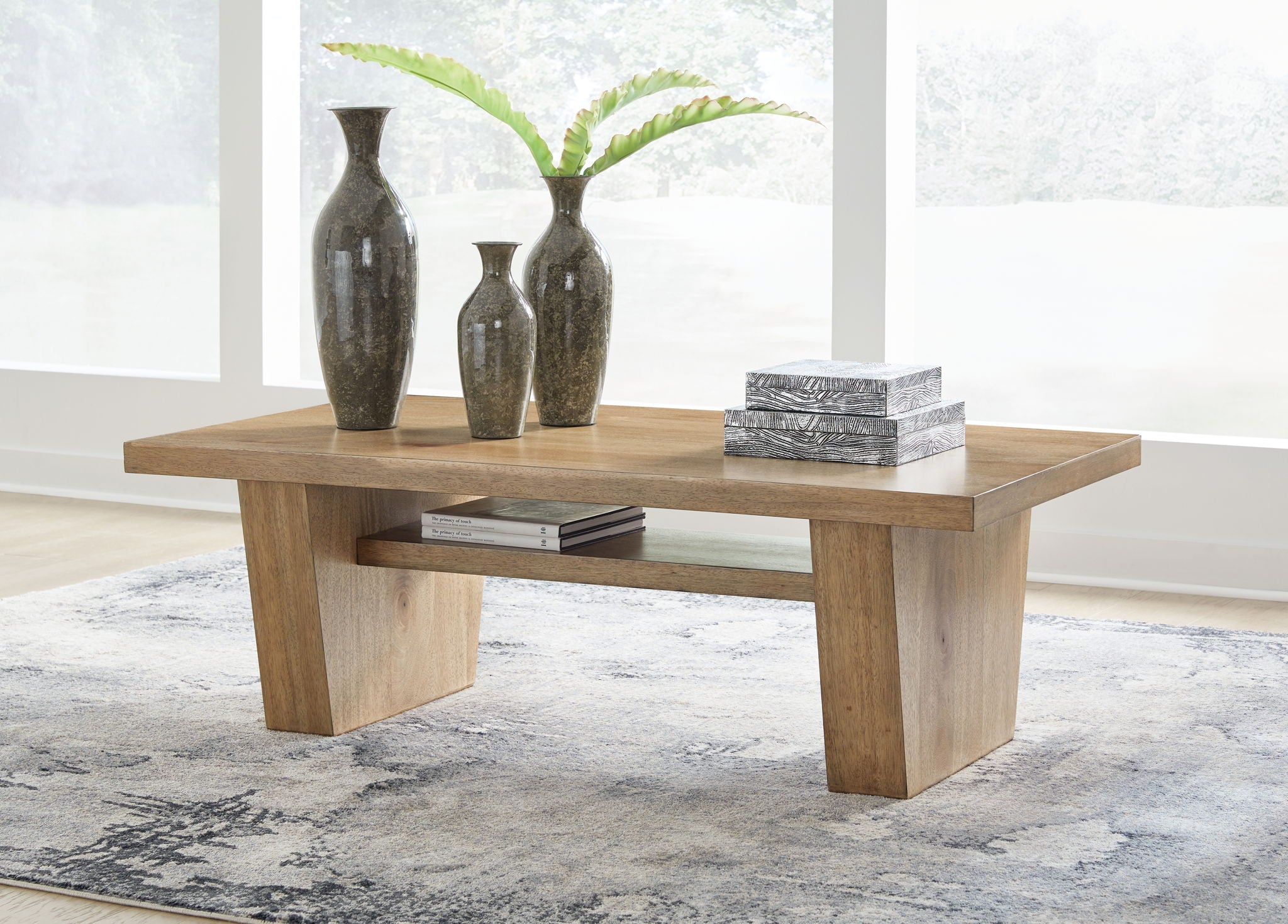 Kristiland - Light Brown - Rectangular Cocktail Table - Urban Living Furniture (Los Angeles, CA)