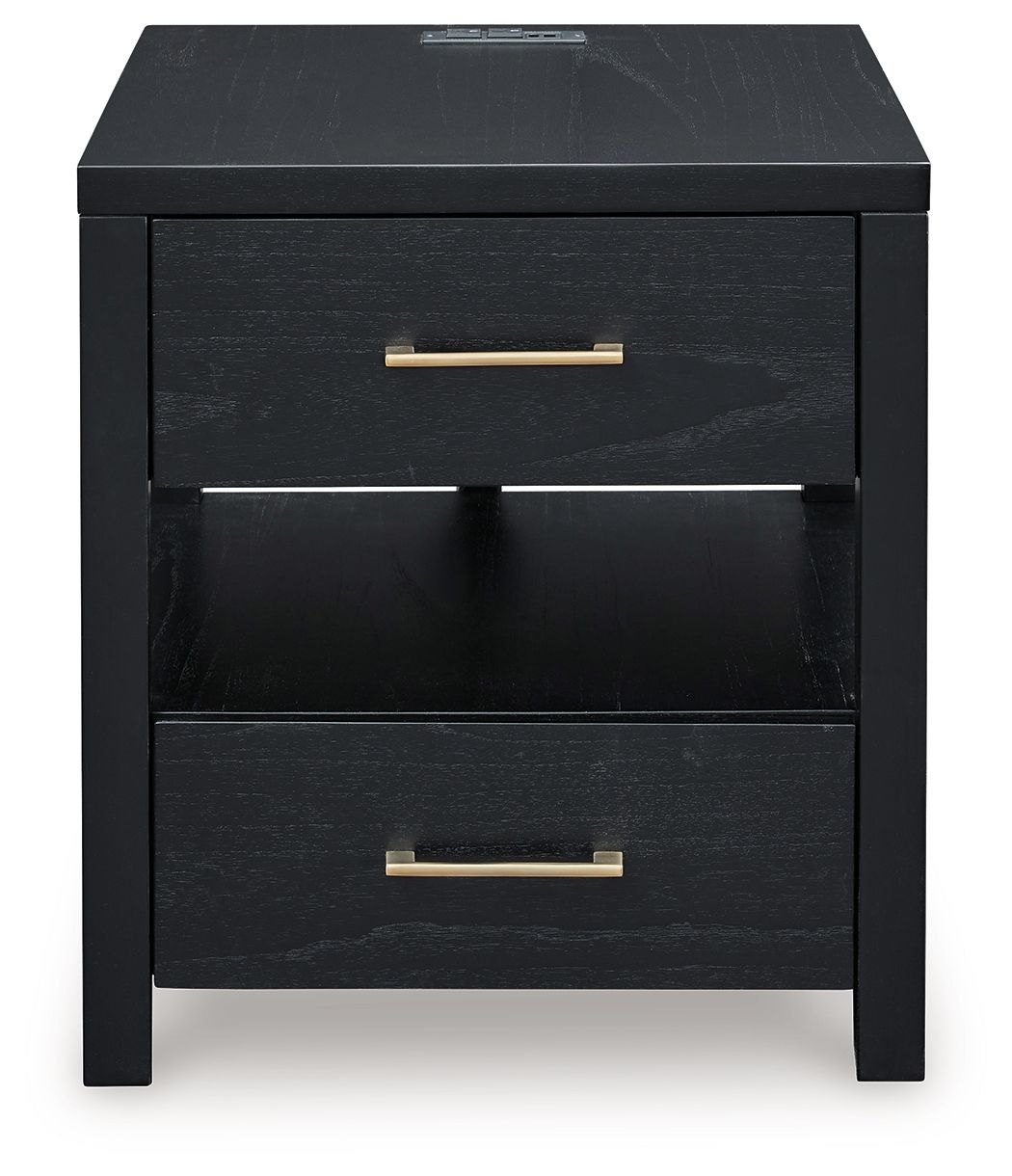 Winbardi - Black - Rectangular End Table - Urban Living Furniture (Los Angeles, CA)
