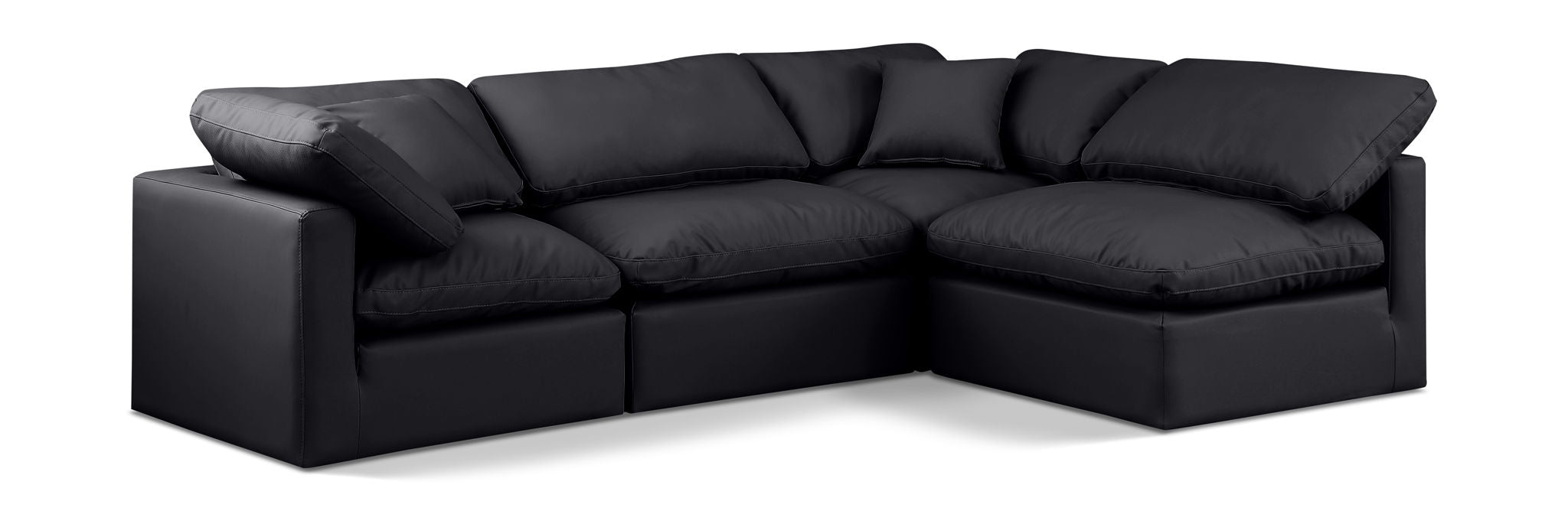 Indulge - Faux Leather 4 Piece Modular Sectional - Urban Living Furniture (Los Angeles, CA)
