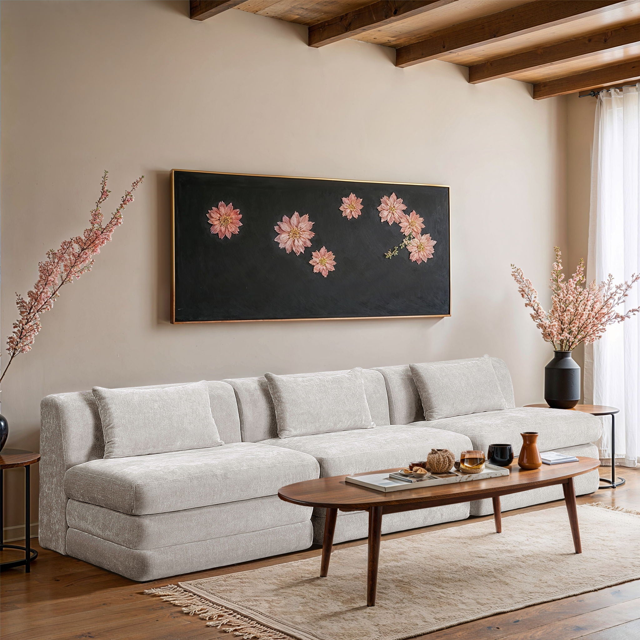 Stellar - 3 Piece 114" Upholstered Modular Armless Sofa - Urban Living Furniture (Los Angeles, CA)