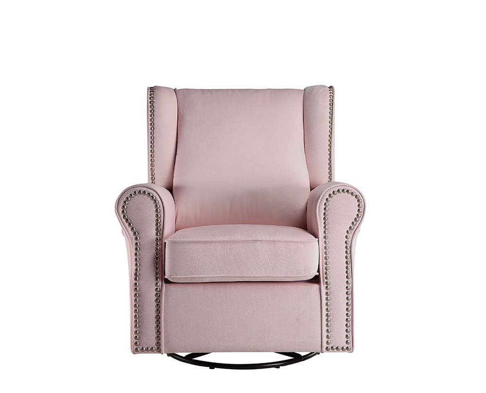 Tamaki - Swivel Chair - Pink Fabric - Urban Living Furniture (Los Angeles, CA)
