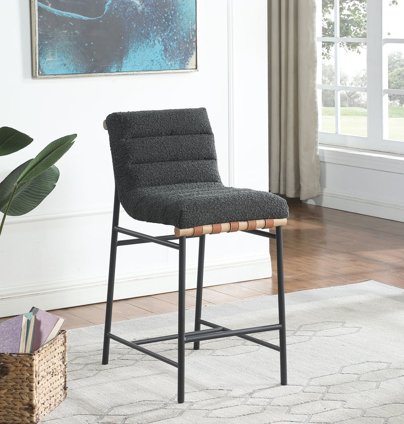 Lahni - 17" Boucle Fabric Counter Height Chair - Urban Living Furniture (Los Angeles, CA)