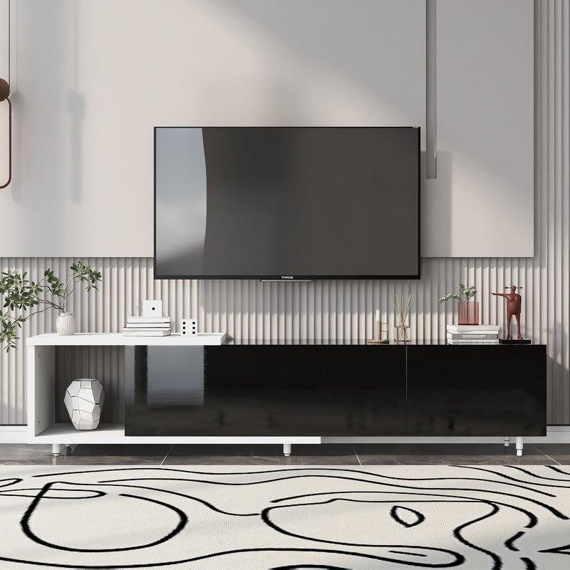 Modern Stylish Extendabletv Stand TV Cabinet For 80" TV