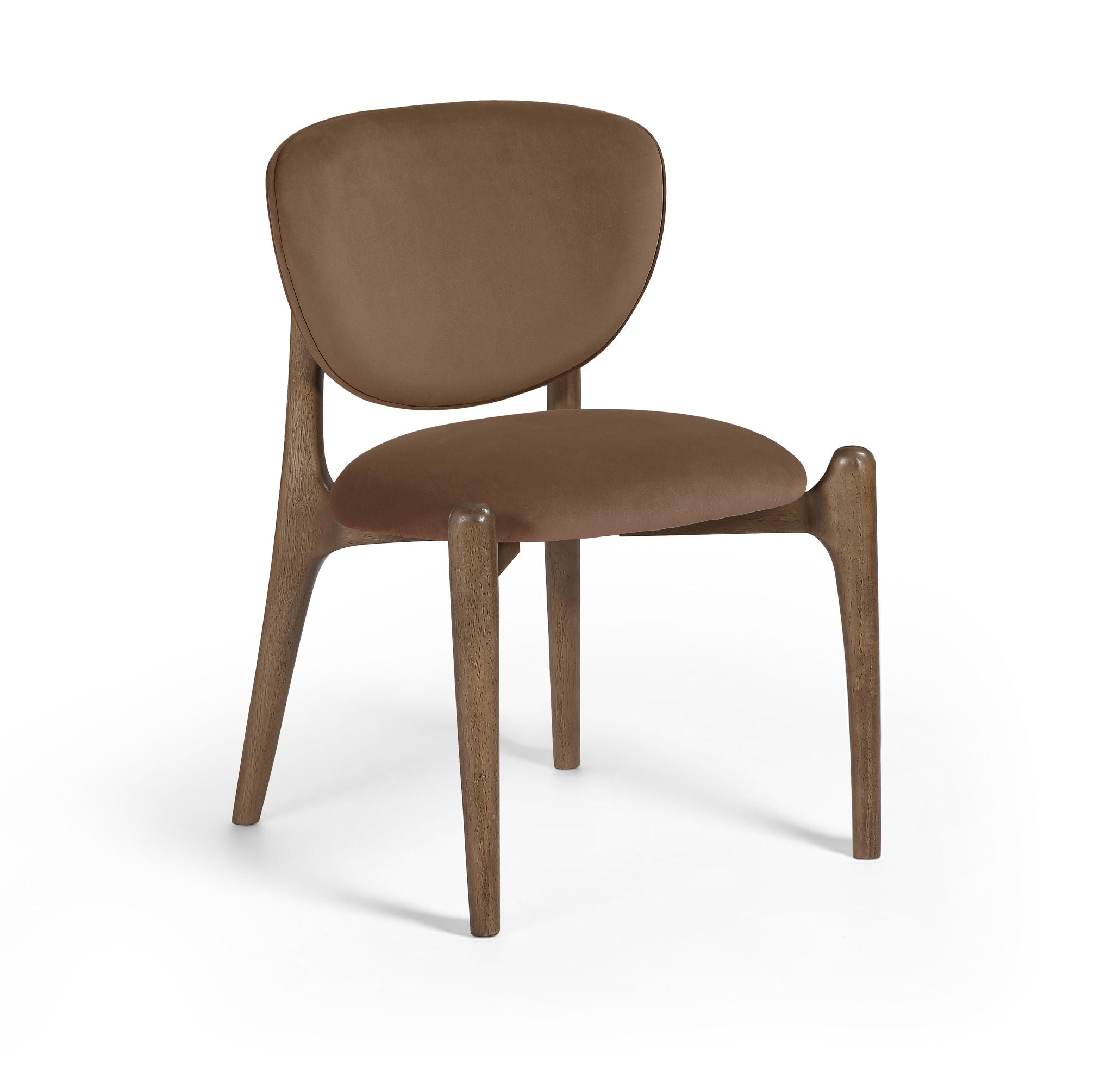 Velora - Upholstered Dining Chair (Set of 2) - Brown Base - Urban Living Furniture (Los Angeles, CA)
