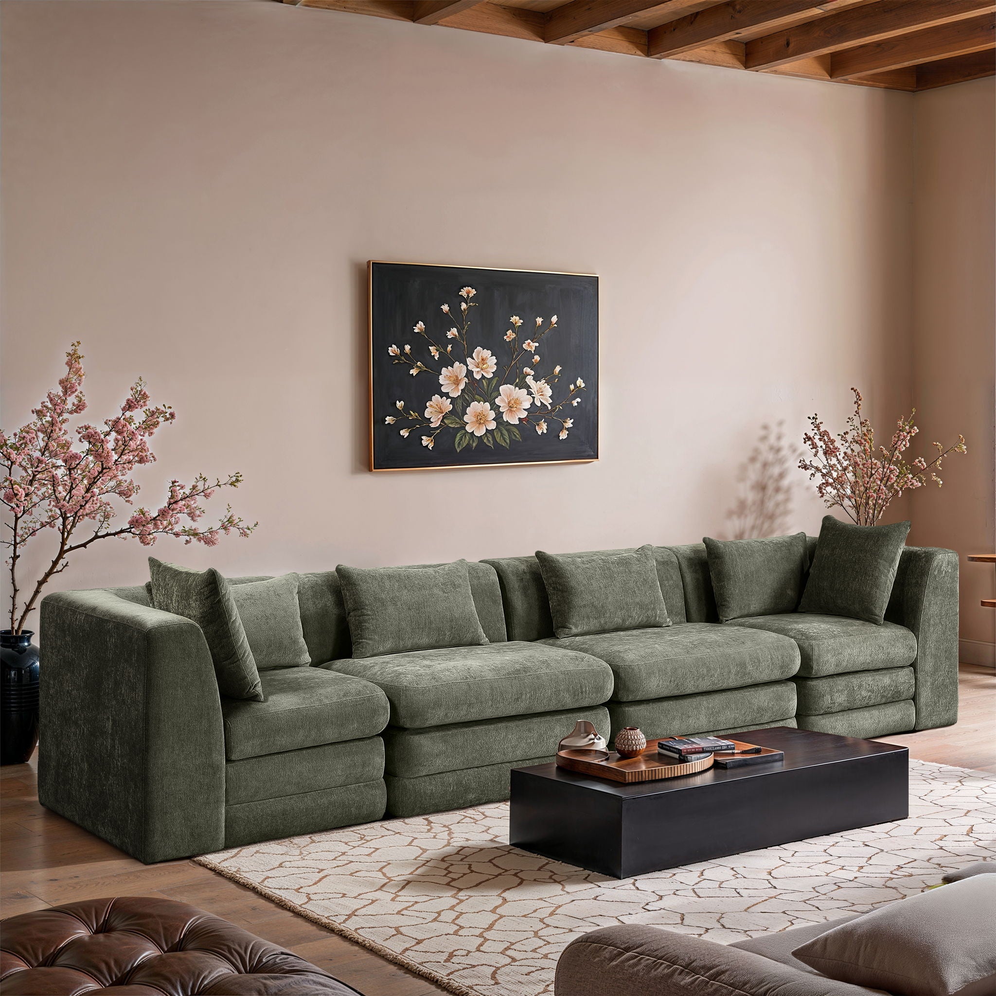 Stellar - 4 Piece Upholstered Modular Sectional - Urban Living Furniture (Los Angeles, CA)