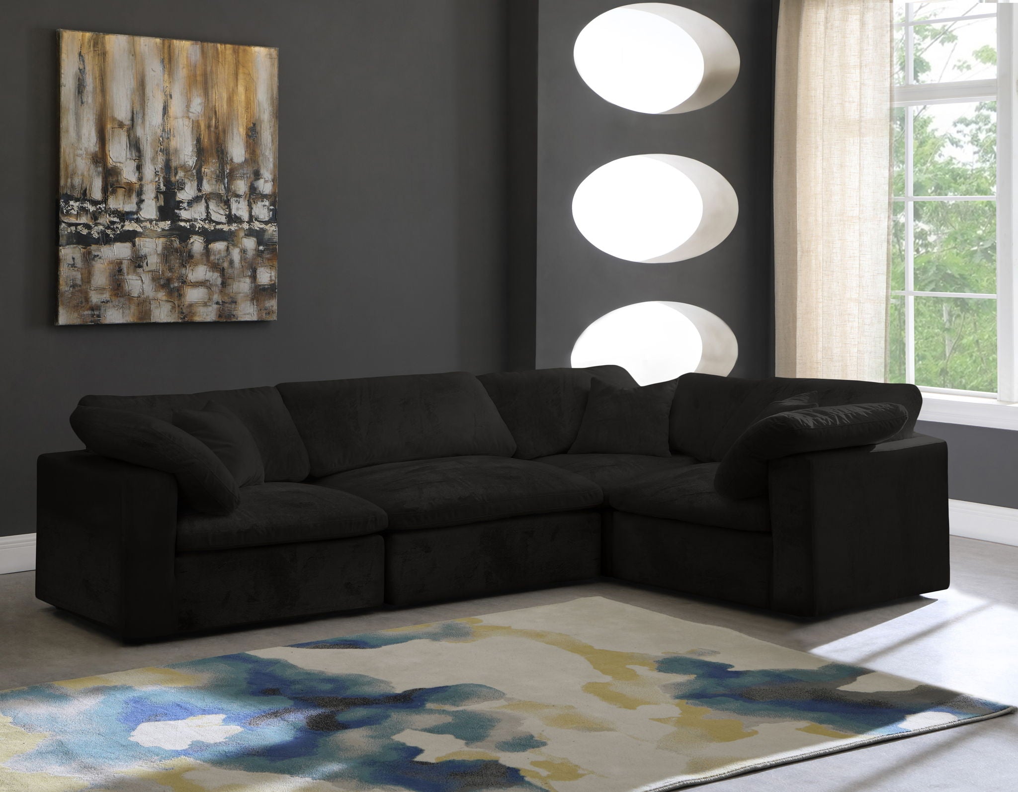 Cozy - 4 Piece Modular Corner Sectional - Urban Living Furniture (Los Angeles, CA)