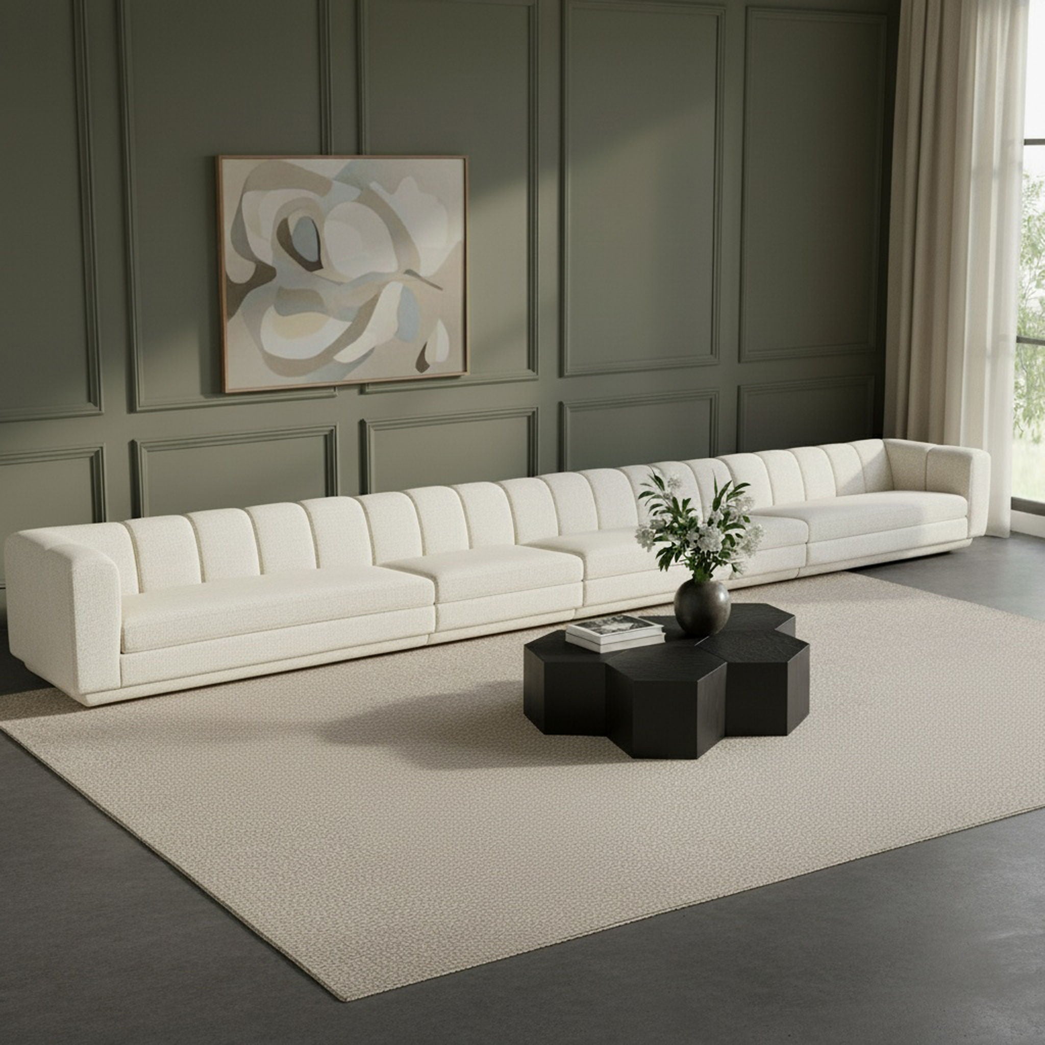 Modari - Sectional - Cream - Urban Living Furniture (Los Angeles, CA)