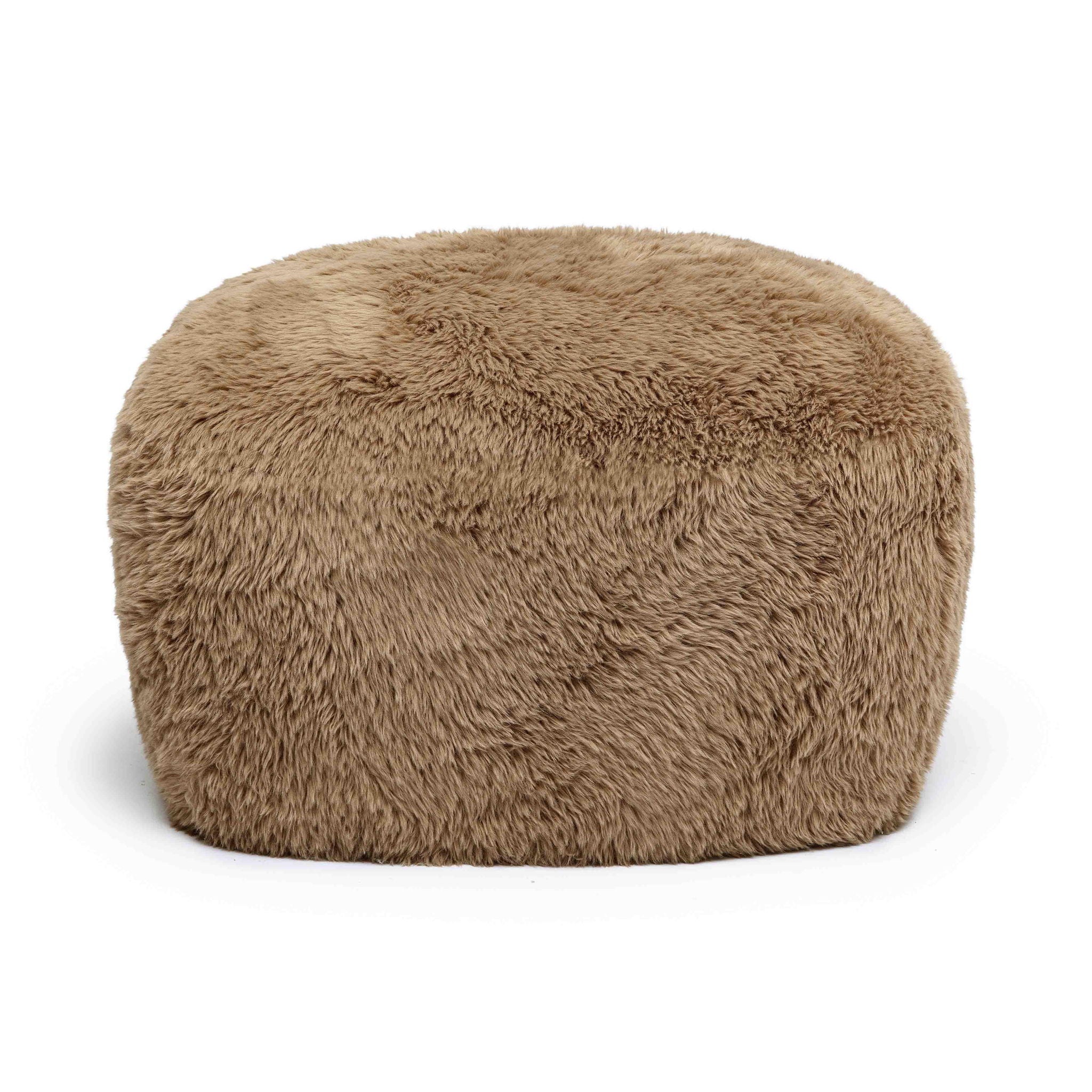 Britt - Vegan Shearling Ottoman - Urban Living Furniture (Los Angeles, CA)