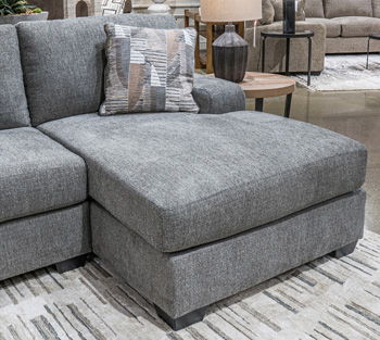 Clarington - RAF Corner Chaise - Greystone