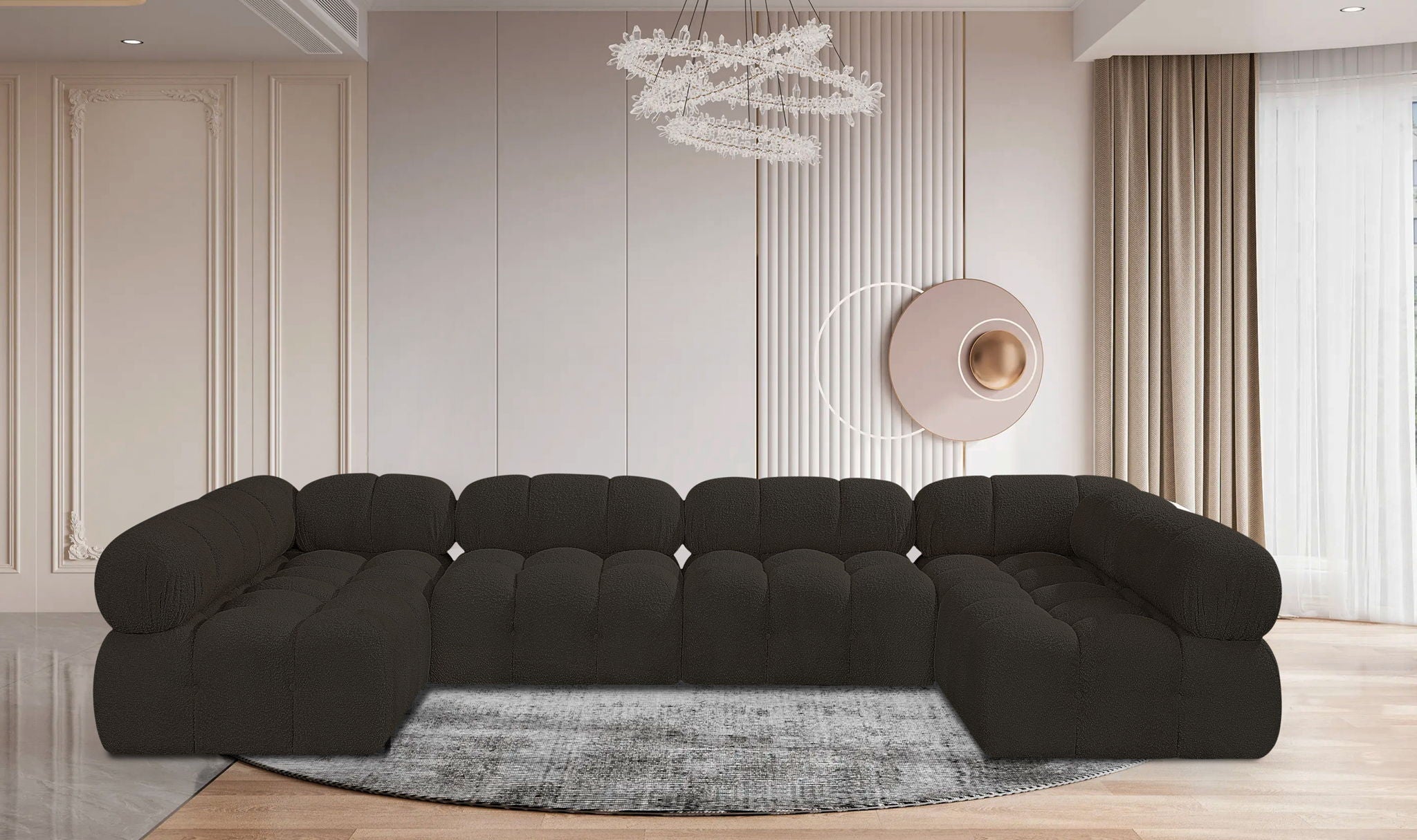 Ames - 6 Piece Fabric Modular Sectional - Urban Living Furniture (Los Angeles, CA)