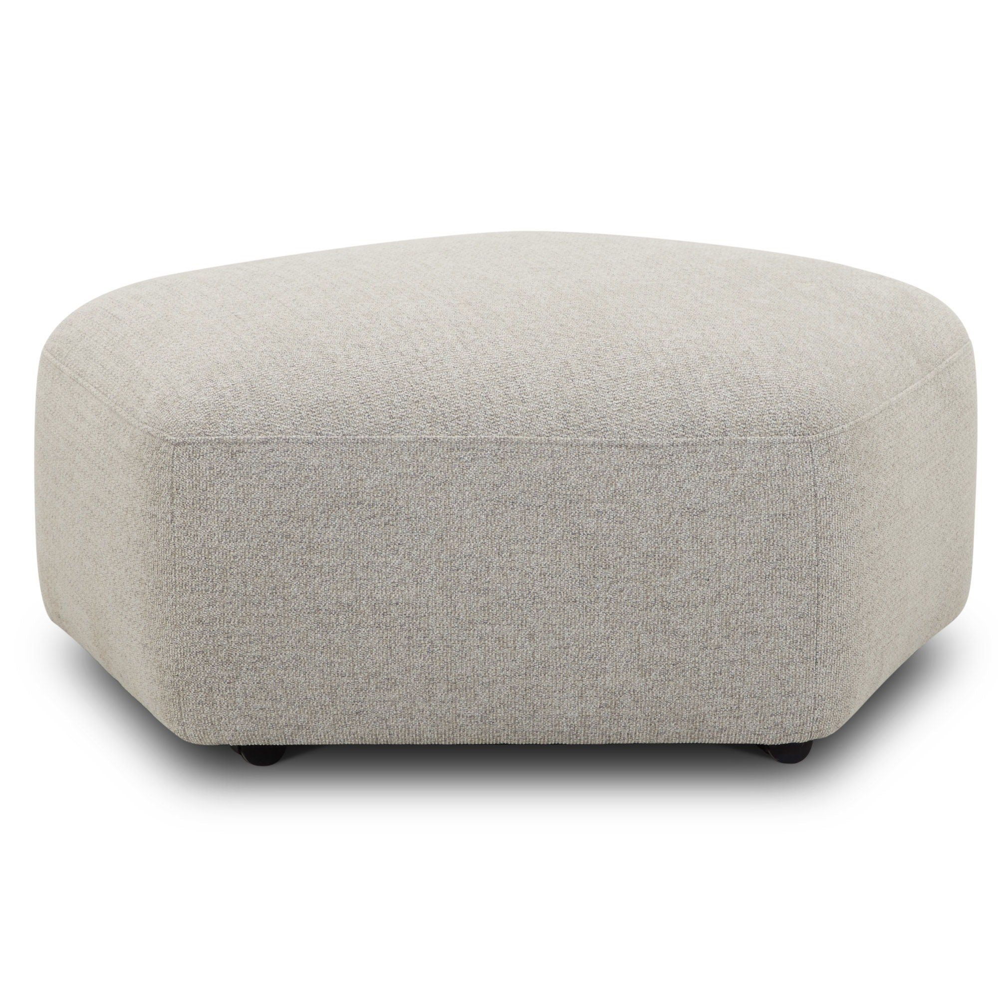 Playful - Ottoman With Casters - Canes Cobblestone - Urban Living Furniture (Los Angeles, CA)