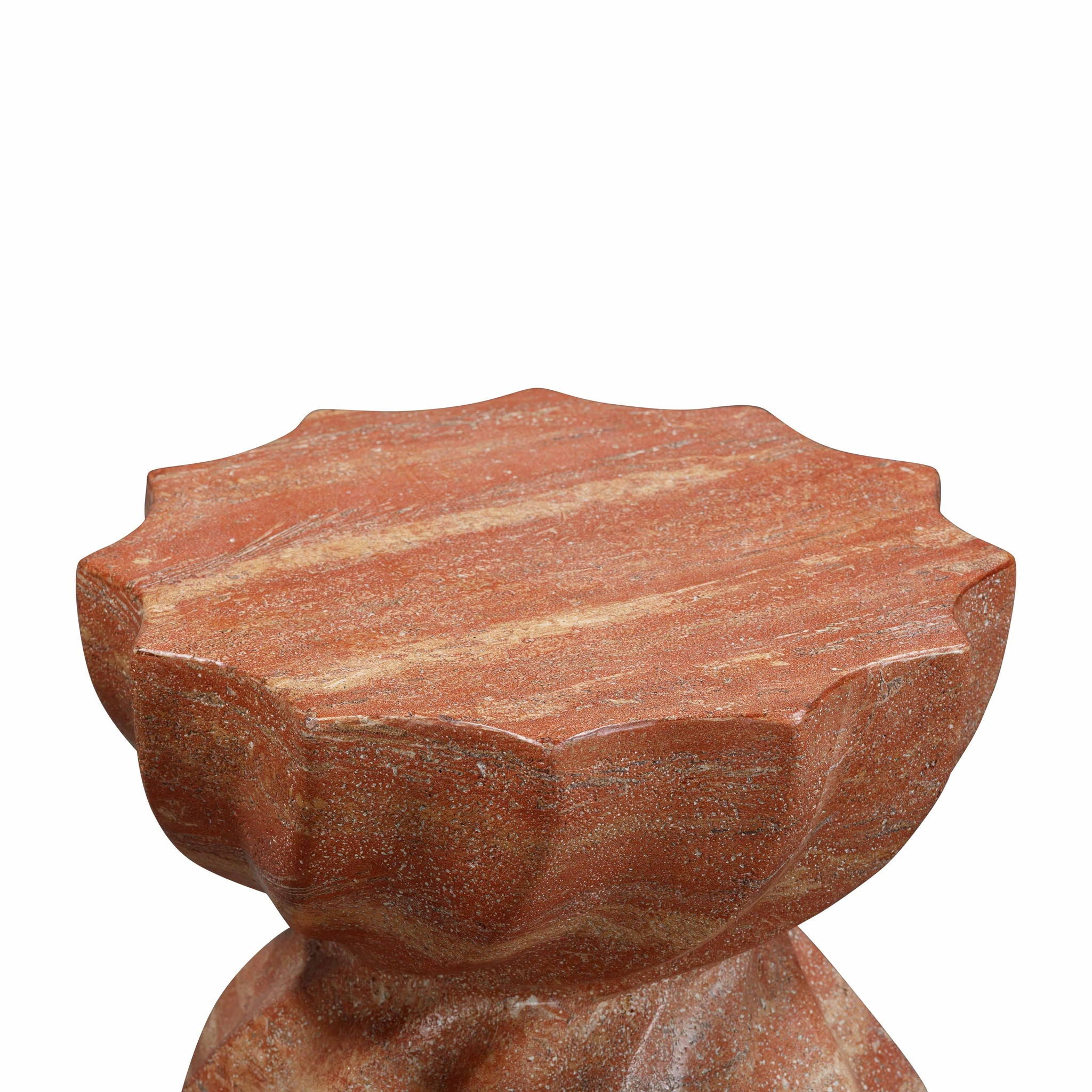 Turin - Faux Marble Indoor / Outdoor Concrete Stool - Urban Living Furniture (Los Angeles, CA)