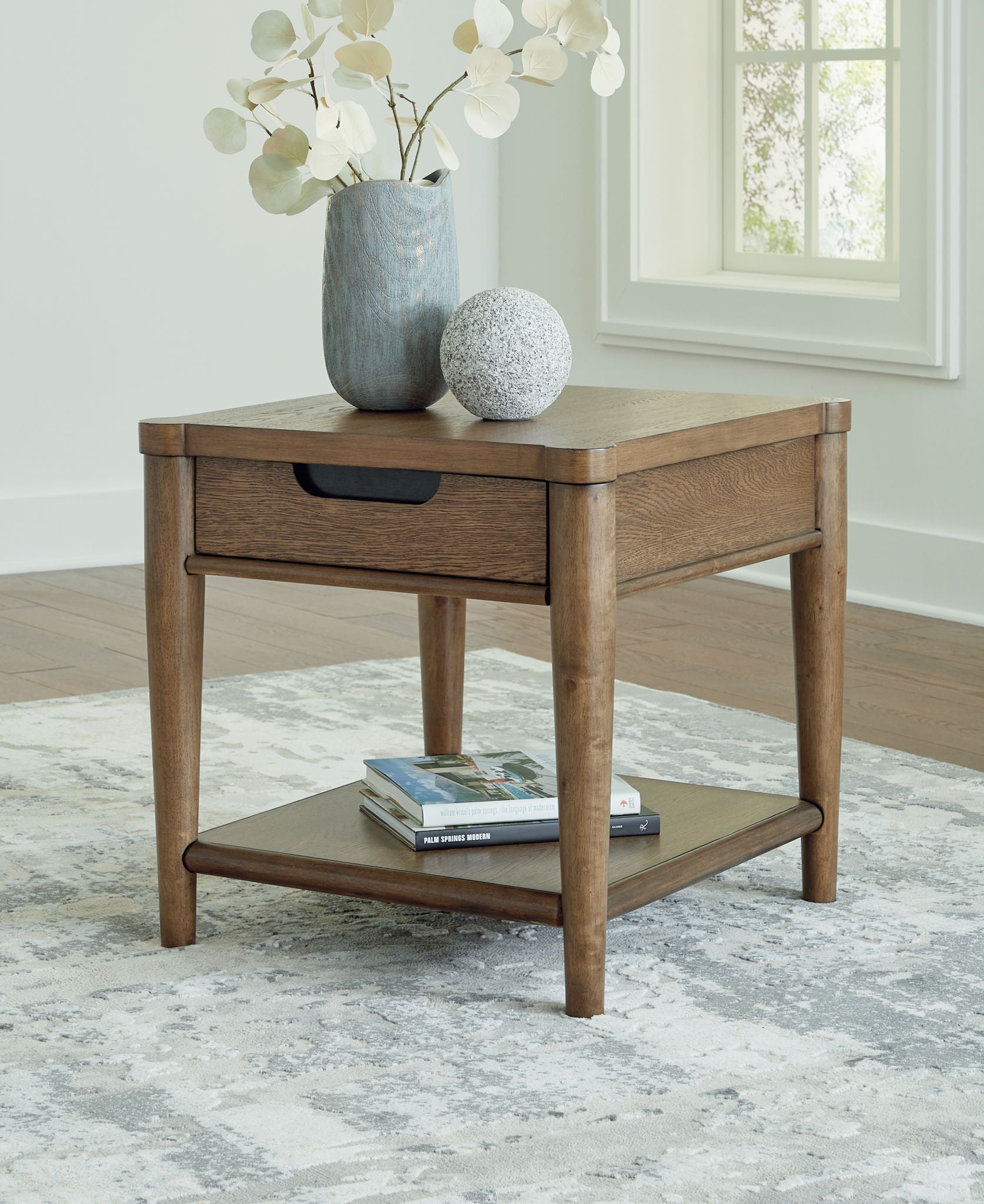 Roanhowe - Brown - Rectangular End Table - Urban Living Furniture (Los Angeles, CA)