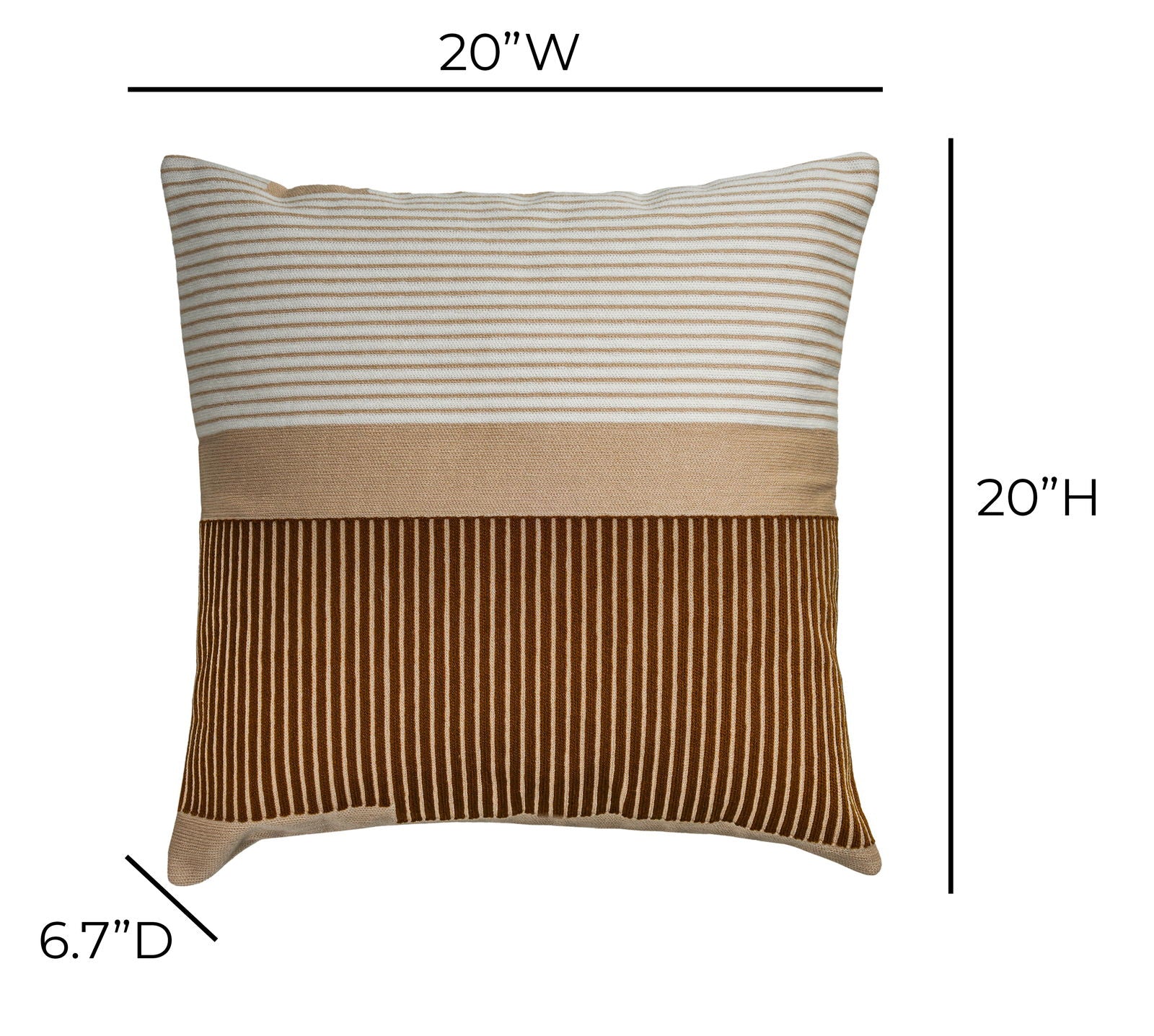 Deco - 20" Square Pillow - Urban Living Furniture (Los Angeles, CA)