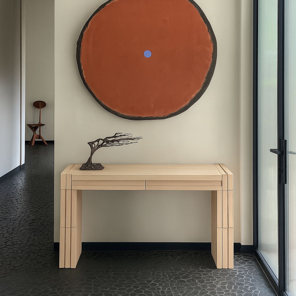 Stanton - Oak Veneer And Solid Wood Table - Urban Living Furniture (Los Angeles, CA)