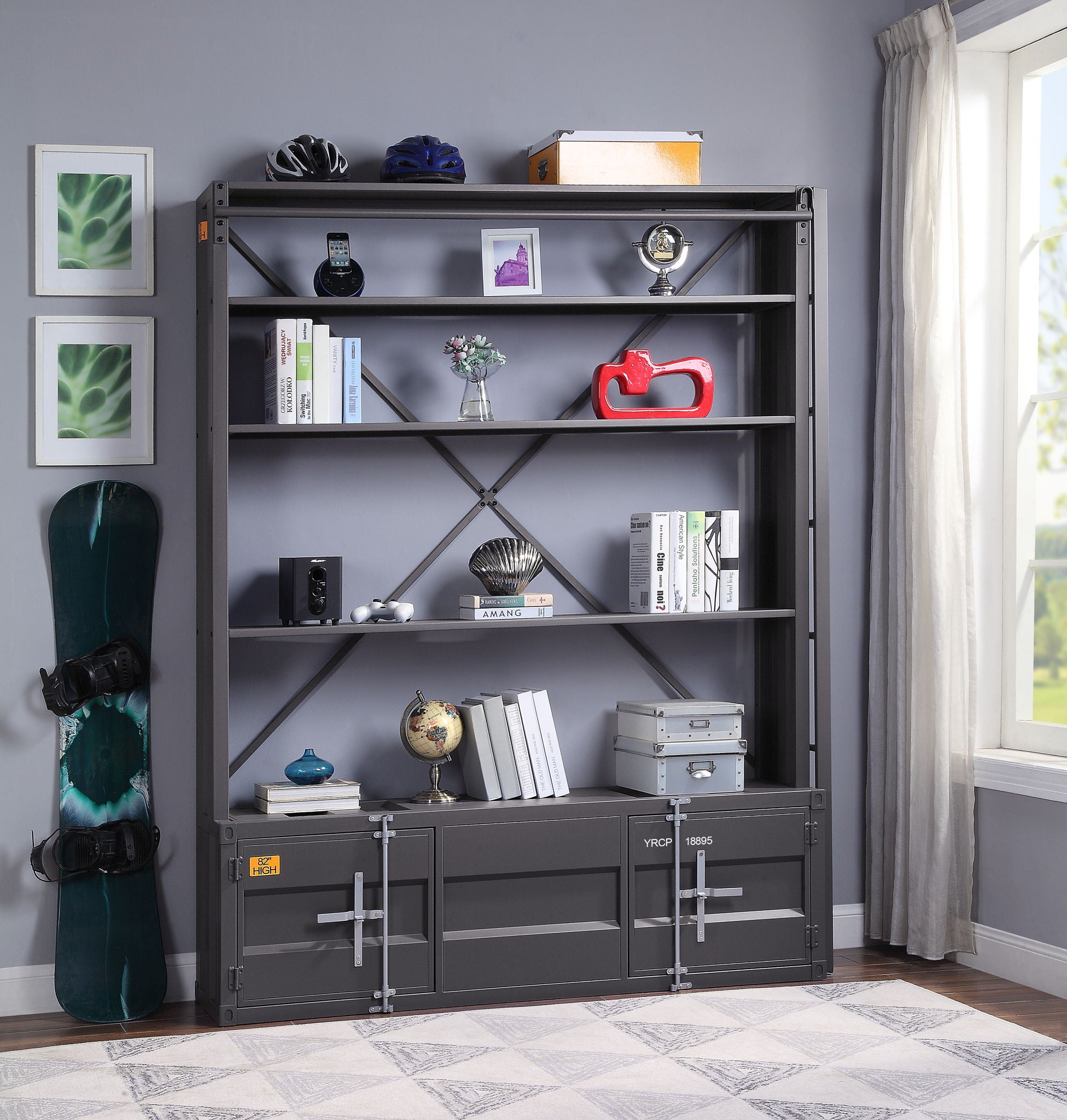 Cargo - Bookshelf & Ladder - Urban Living Furniture (Los Angeles, CA)