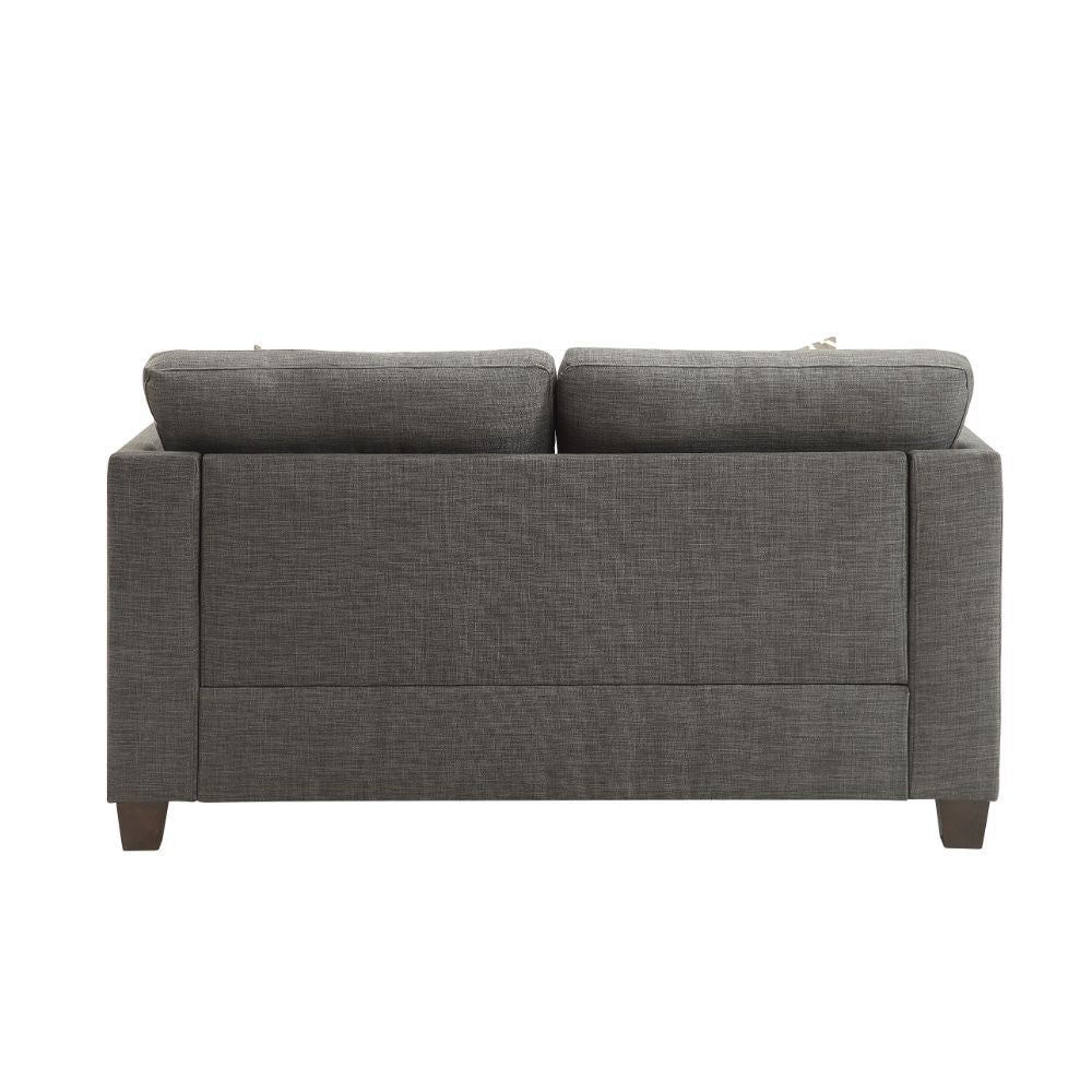 Laurissa - Loveseat - Light Charcoal Linen - Urban Living Furniture (Los Angeles, CA)
