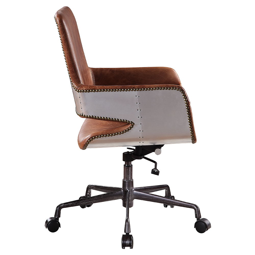 Kamau - Office Chair - Vintage Cocoa Top Grain Leather - Urban Living Furniture (Los Angeles, CA)