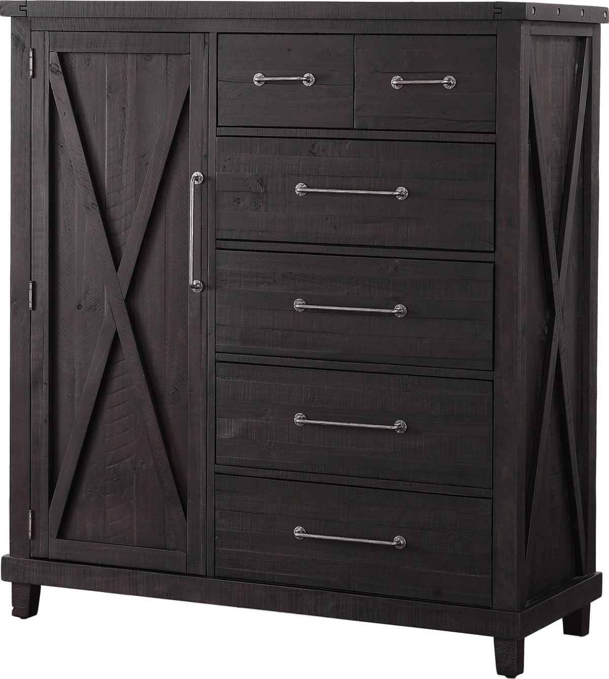 Yosemite - Solid Wood Gentleman's Chest - Cafe