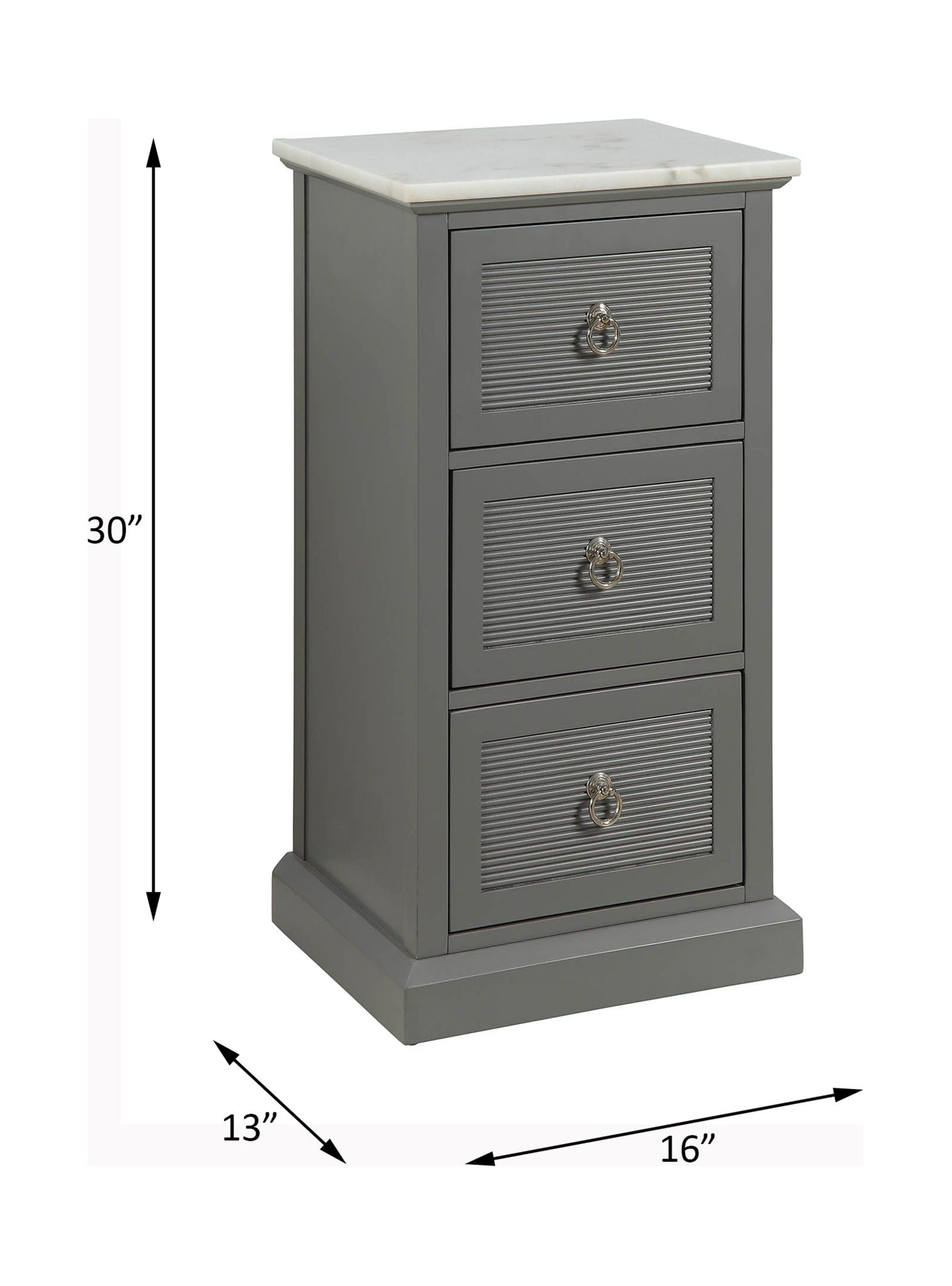 Swart - Cabinet - Marble Top & Gray - Urban Living Furniture (Los Angeles, CA)