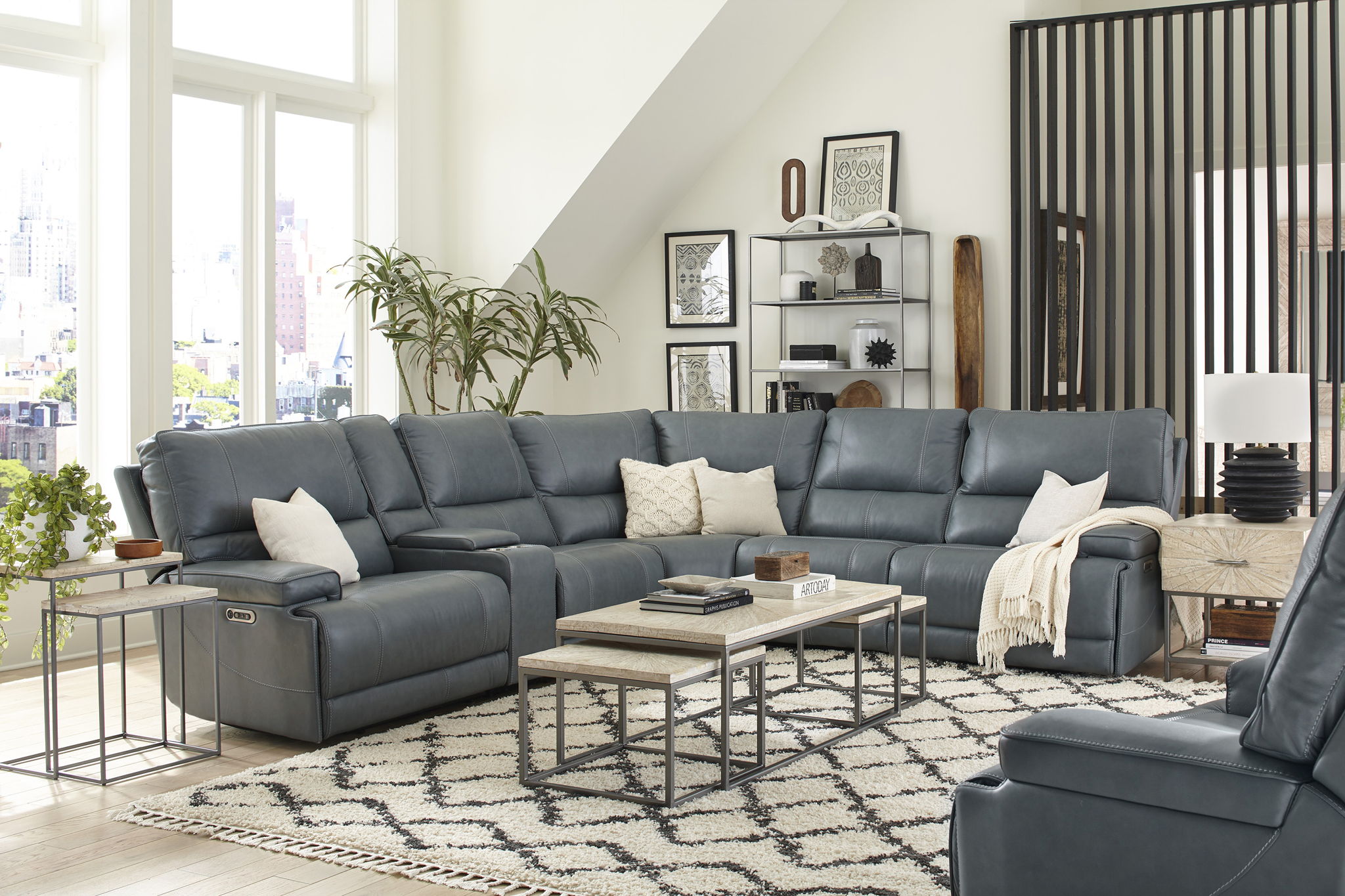 Whitman - Power Reclining Sectional - Urban Living Furniture (Los Angeles, CA)