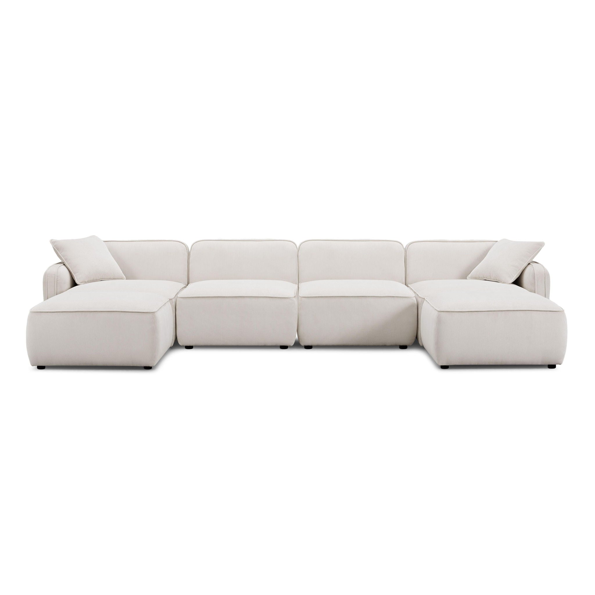 Travie - 6-Piece Modular U-Sectional - Urban Living Furniture (Los Angeles, CA)