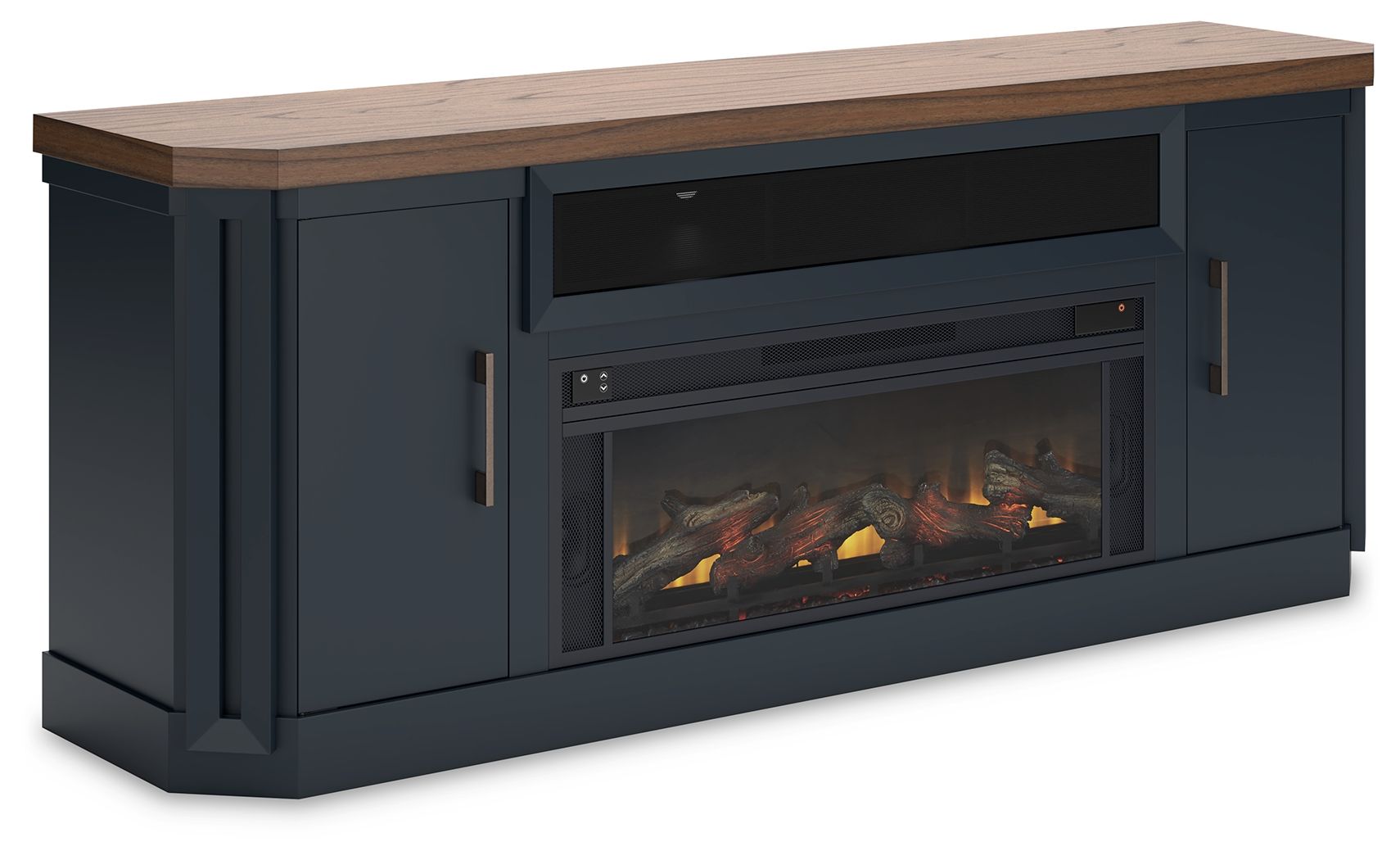 Landocken - Two-tone - 83" TV Stand With Electric Fireplace - Urban Living Furniture (Los Angeles, CA)